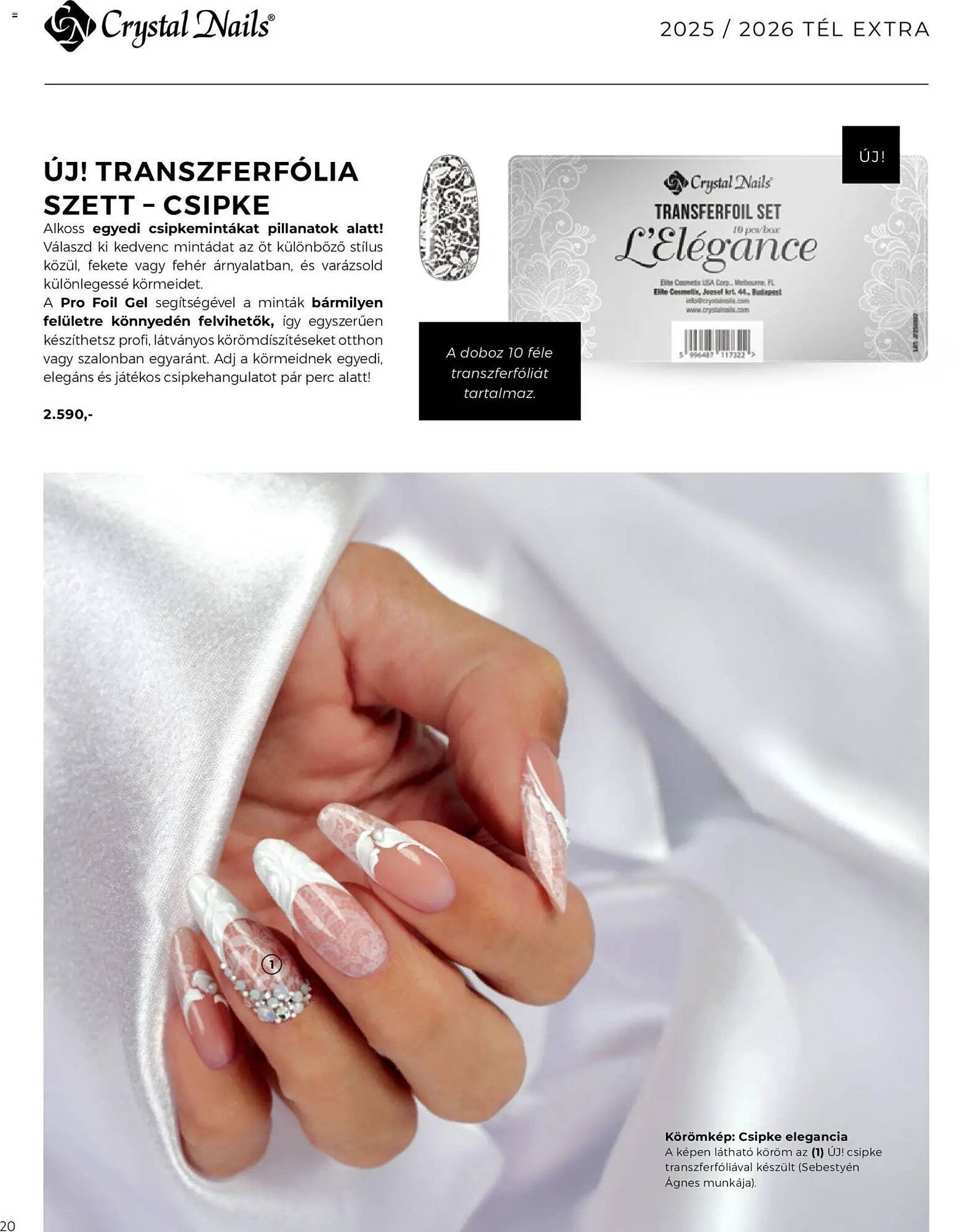 Crystal Nails akciós újság (2025-12-01 - 2026-02-28)