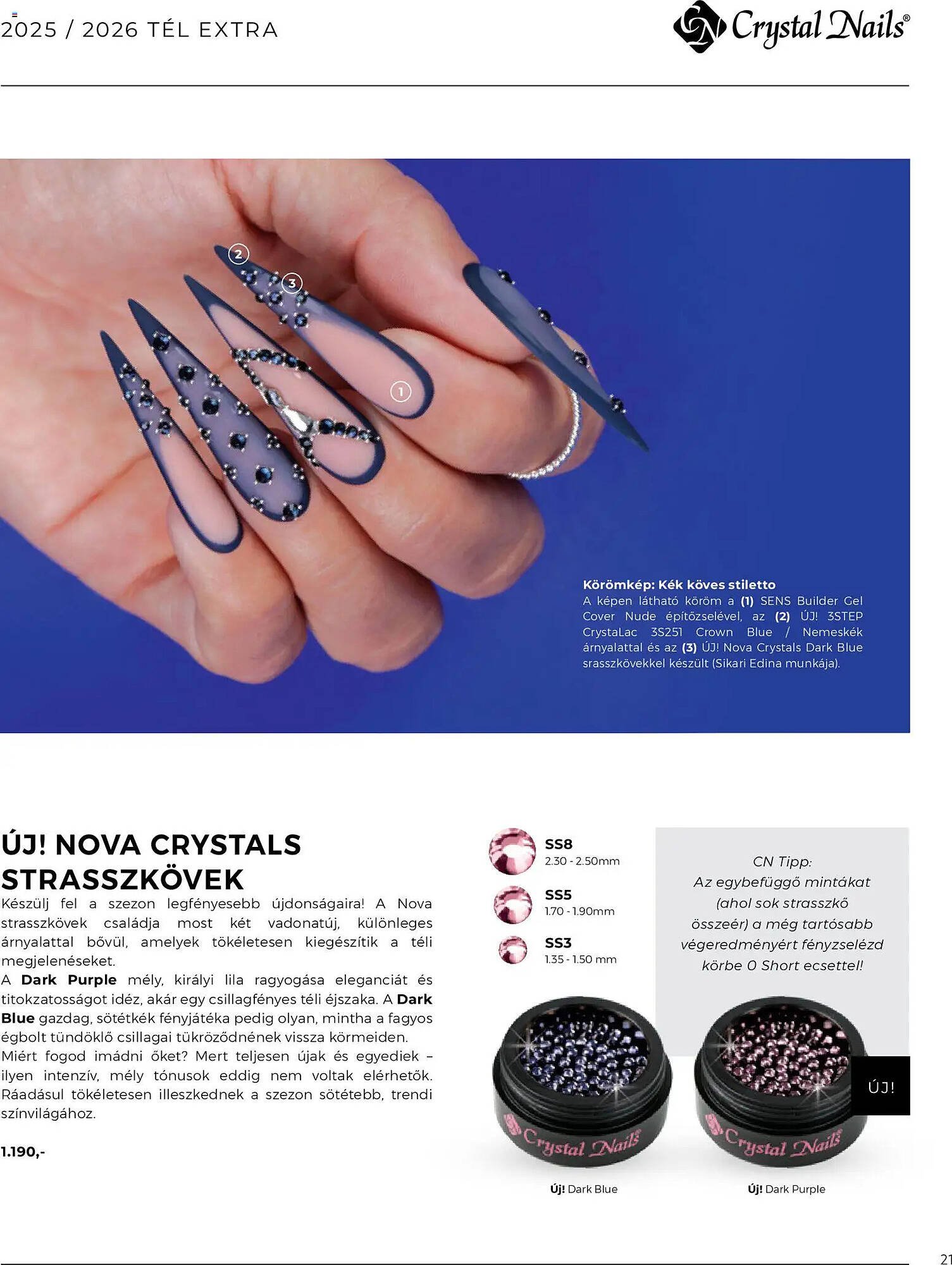 Crystal Nails akciós újság (2025-12-01 - 2026-02-28)