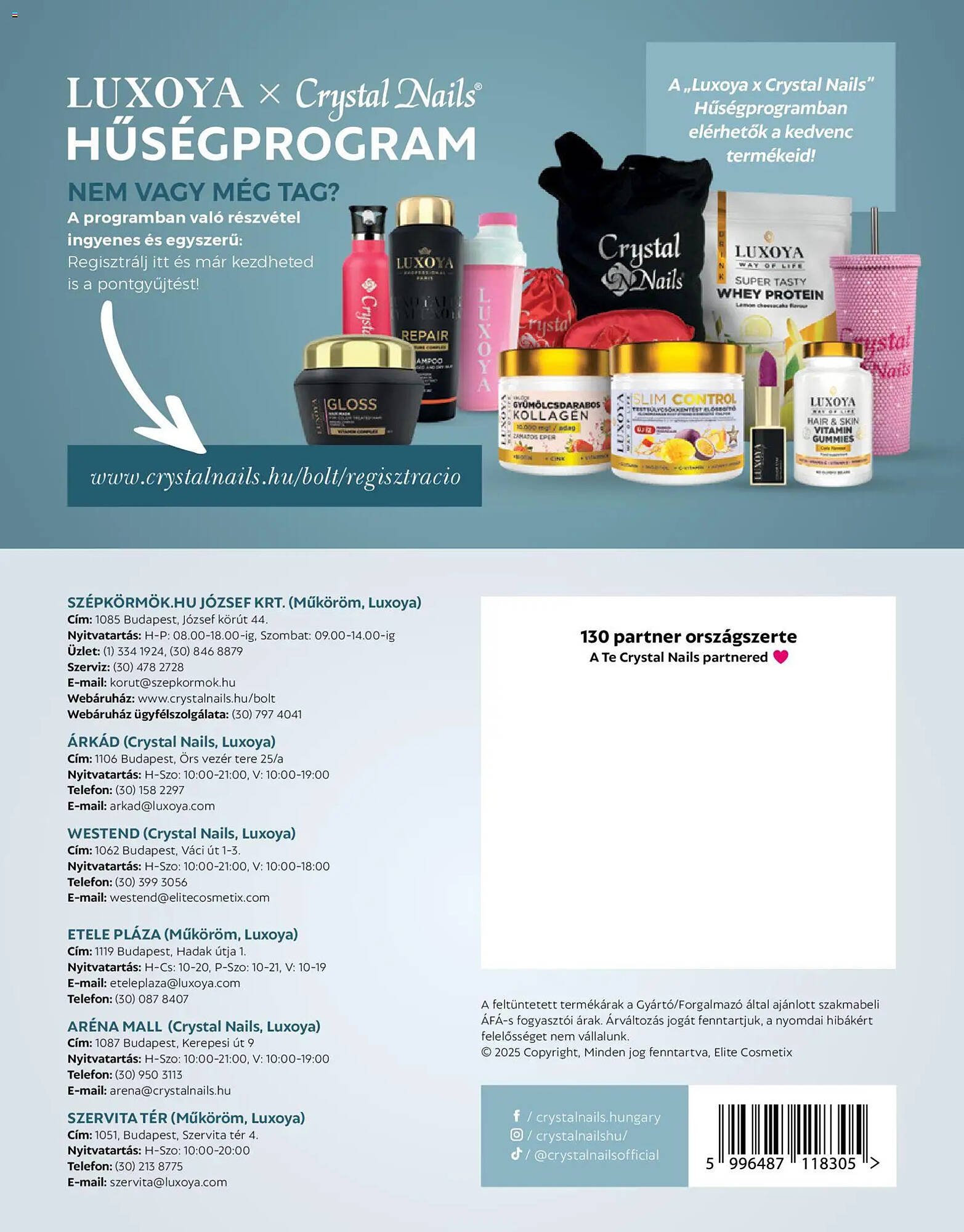 Crystal Nails akciós újság (2025-12-01 - 2026-02-28)