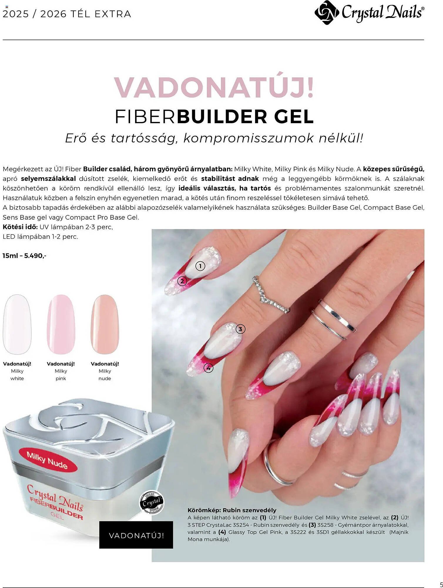 Crystal Nails akciós újság (2025-12-01 - 2026-02-28)