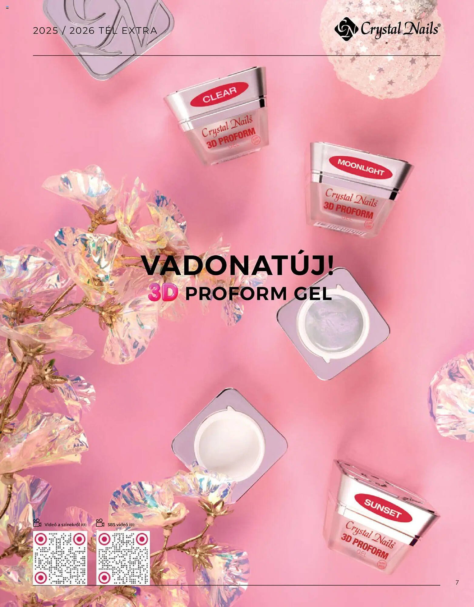 Crystal Nails akciós újság (2025-12-01 - 2026-02-28)