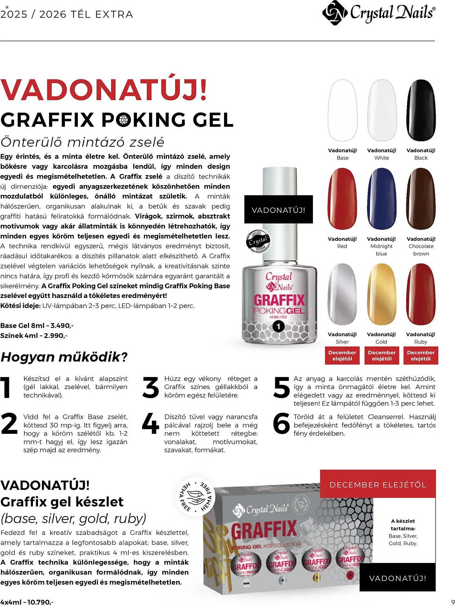 Crystal Nails akciós újság (2025-12-01 - 2026-02-28)