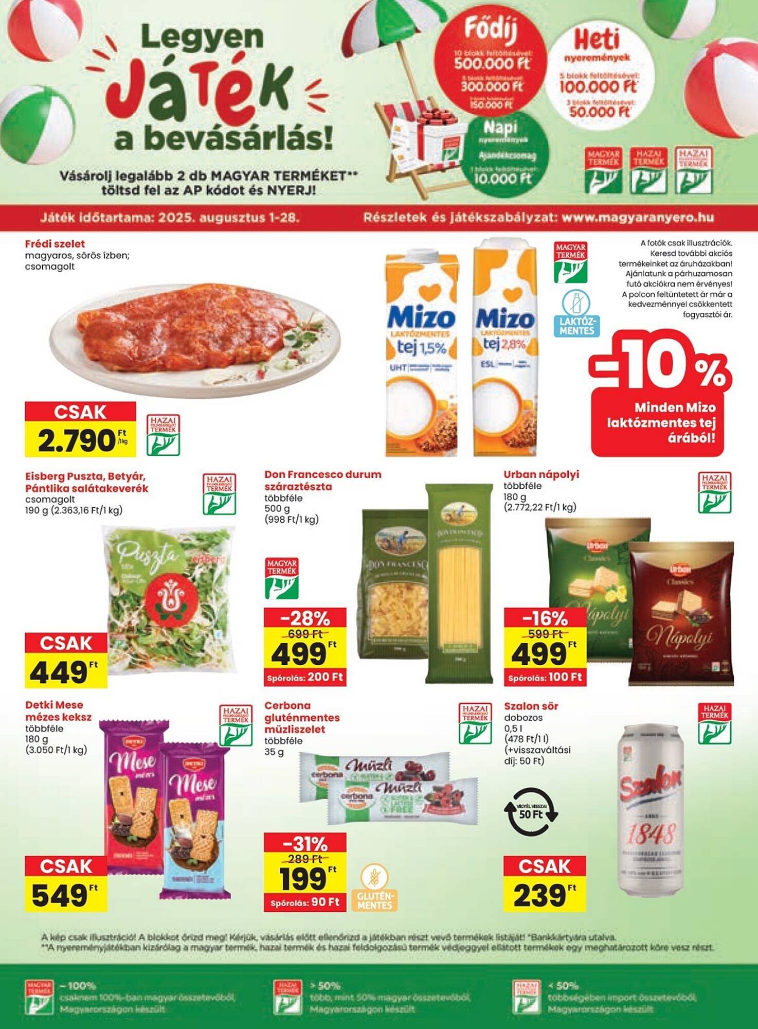 Spar akciós újság (2025-08-14 - 2025-08-19)