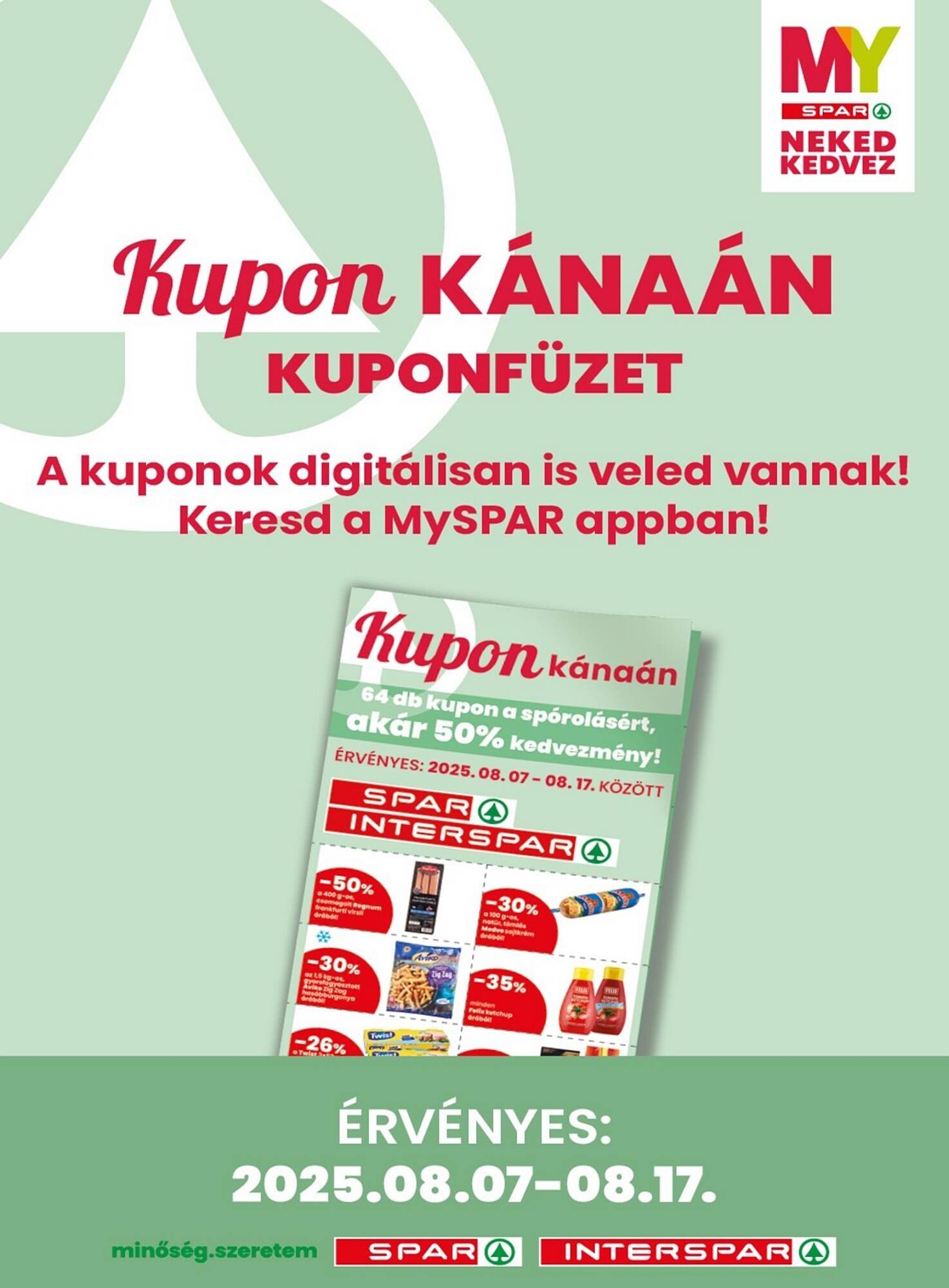 Spar akciós újság (2025-08-14 - 2025-08-19)