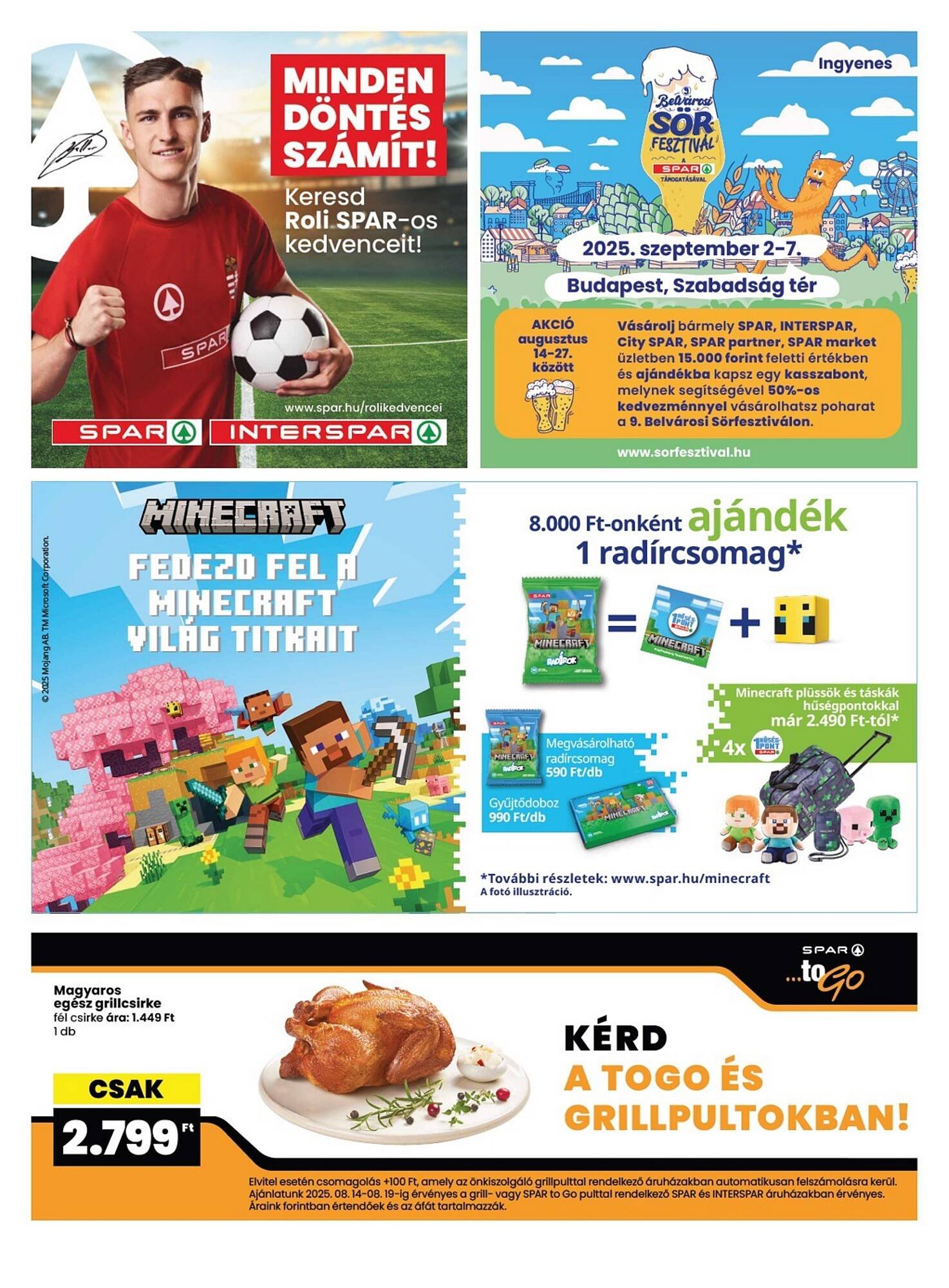 Spar akciós újság (2025-08-14 - 2025-08-19)