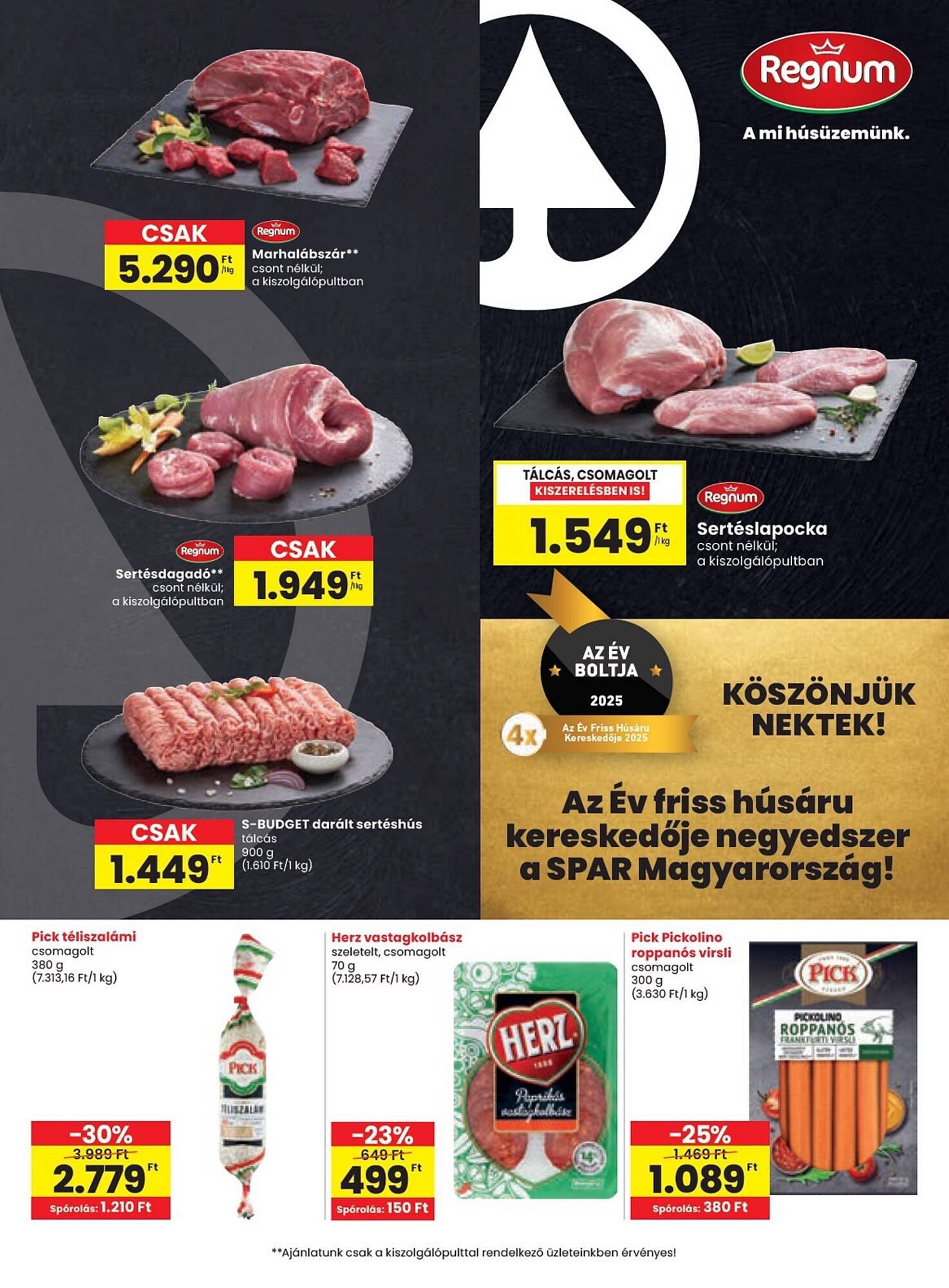 Spar akciós újság (2025-08-14 - 2025-08-19)