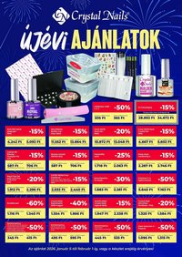 Crystal Nails akciós újság (2026-01-05 - 2026-02-01)