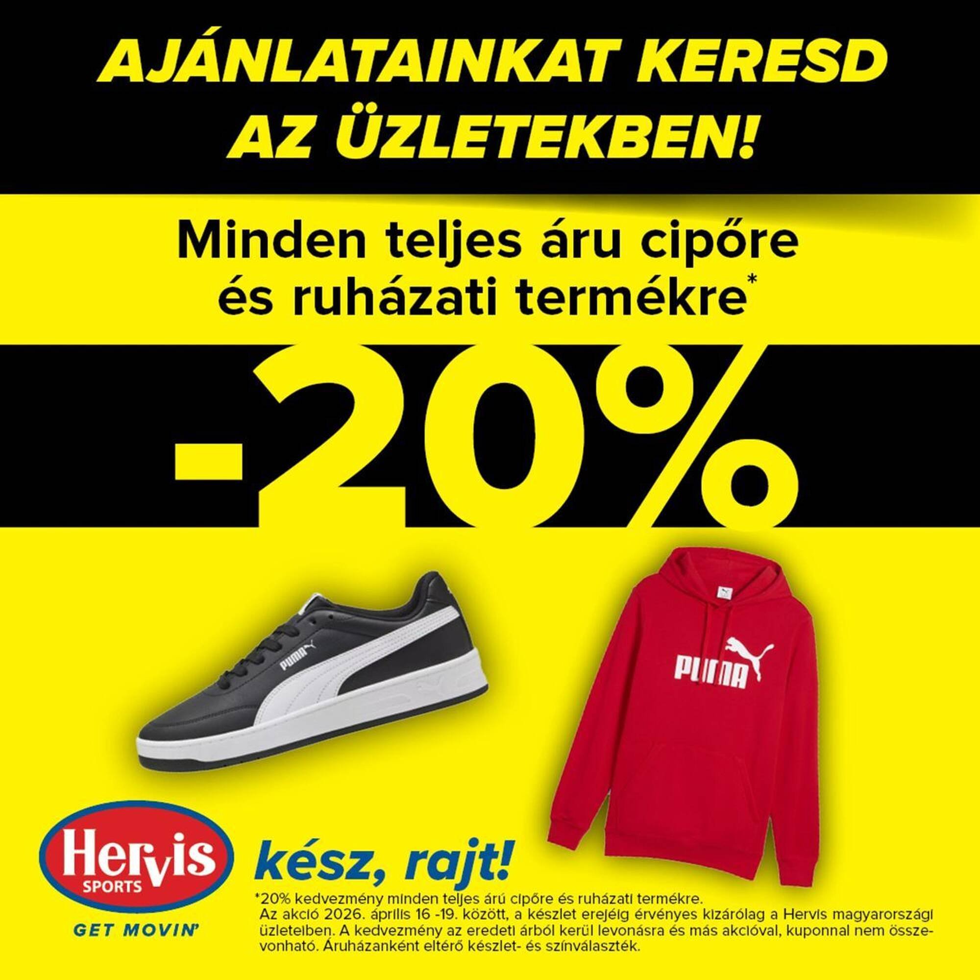 Hervis akciós újság (2026-05-09 - 2026-05-10)