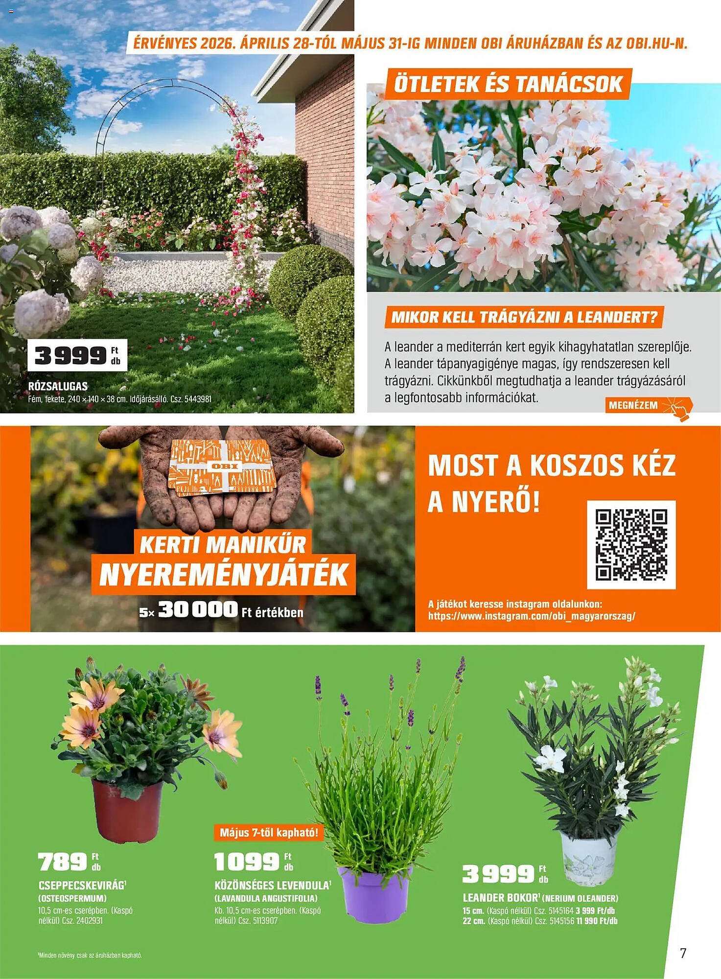 OBI akciós újság (2026-05-07 - 2026-05-17)