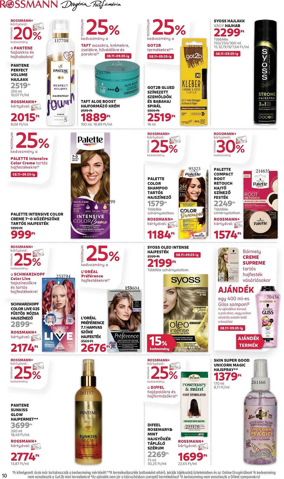 Rossmann akciós újság (2025-08-11 - 2025-08-22)