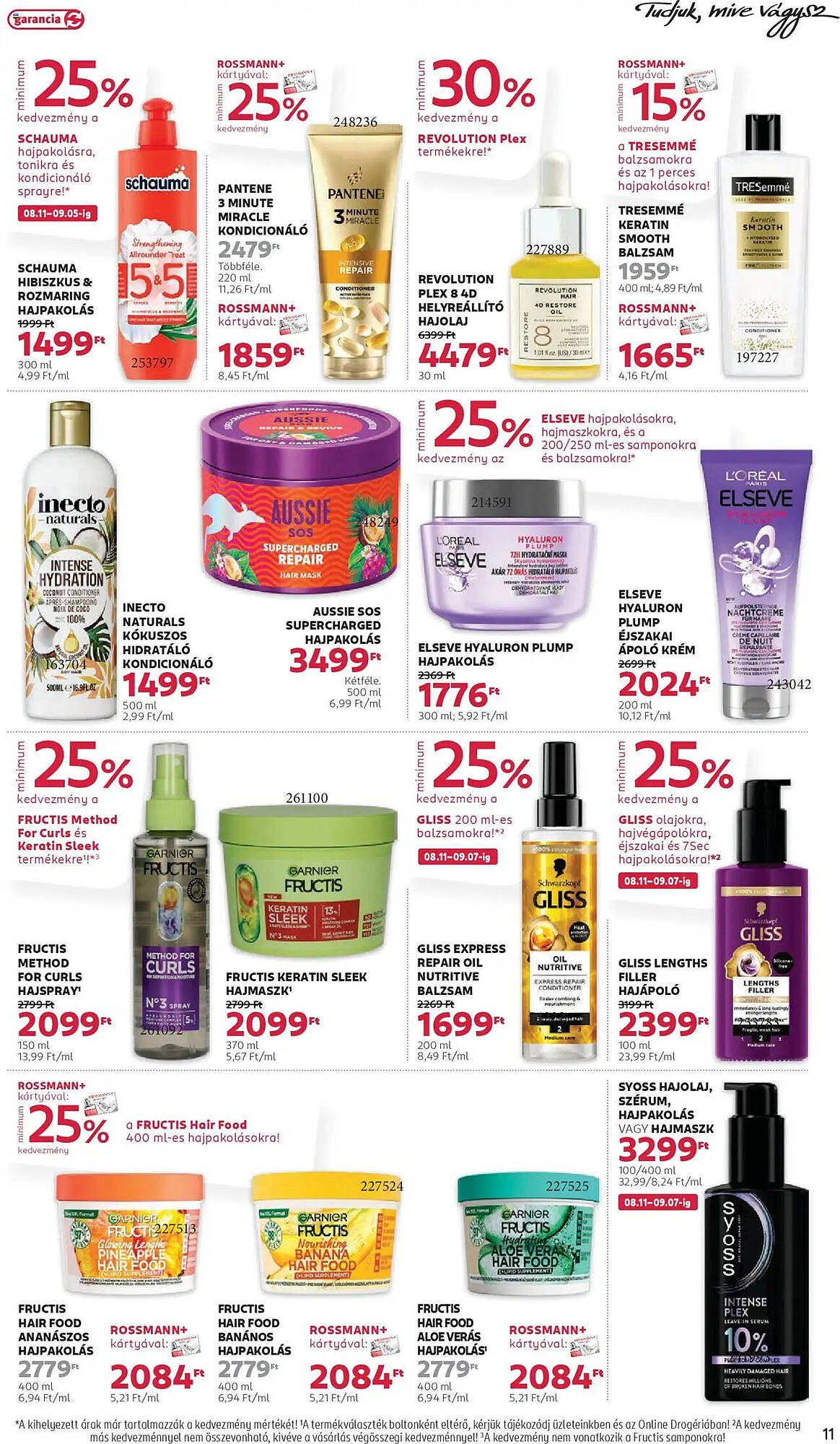 Rossmann akciós újság (2025-08-11 - 2025-08-22)