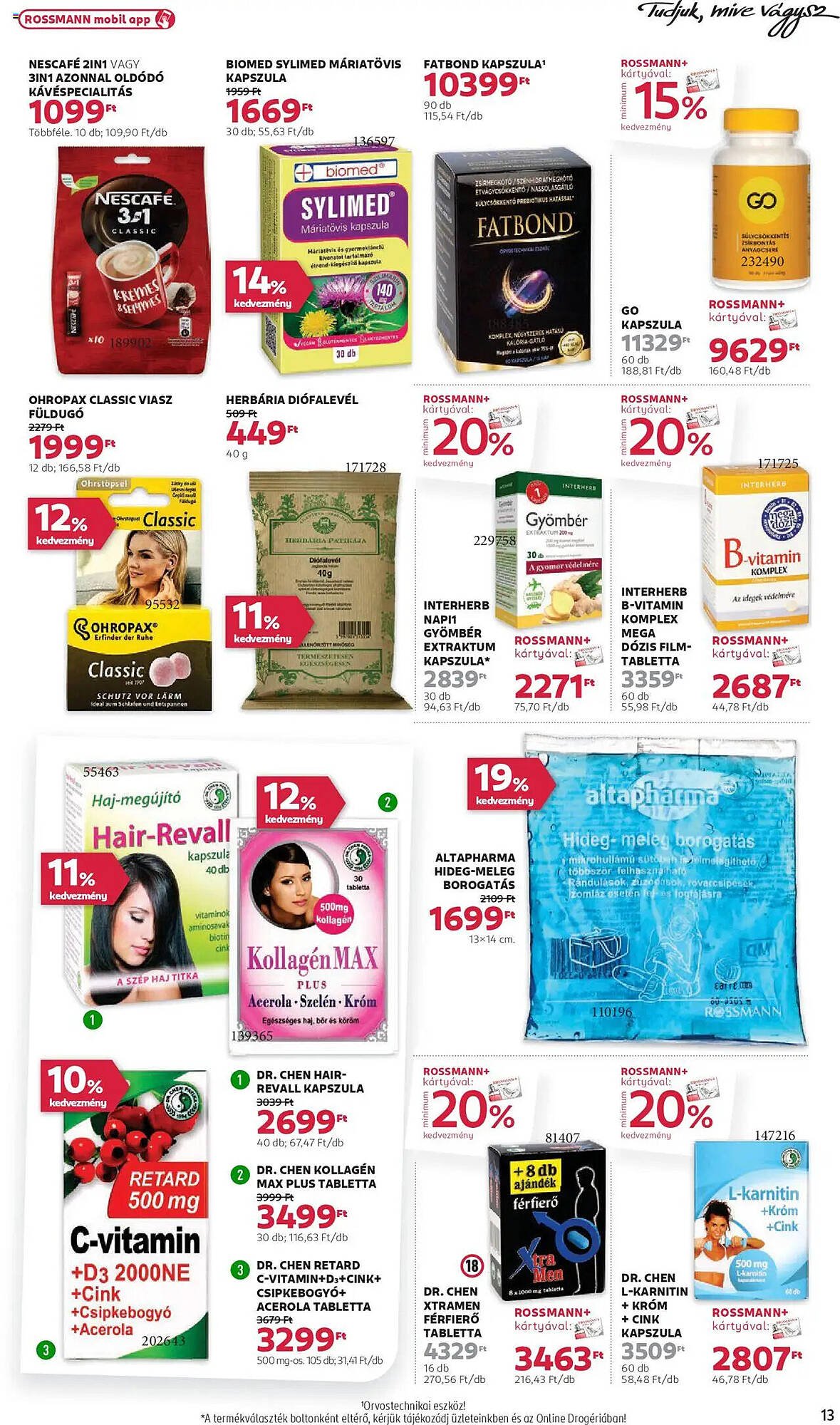 Rossmann akciós újság (2025-08-11 - 2025-08-22)