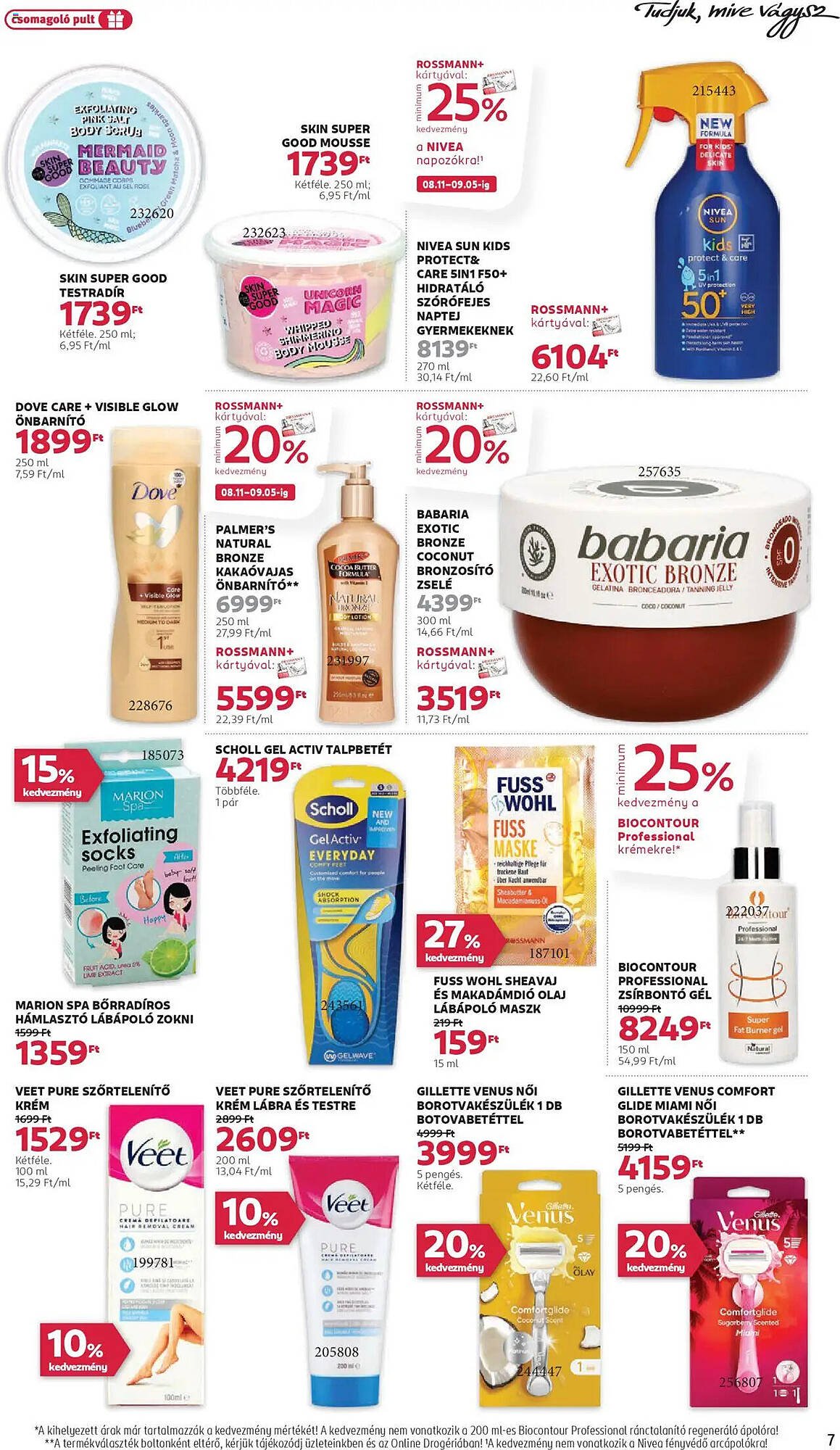 Rossmann akciós újság (2025-08-11 - 2025-08-22)