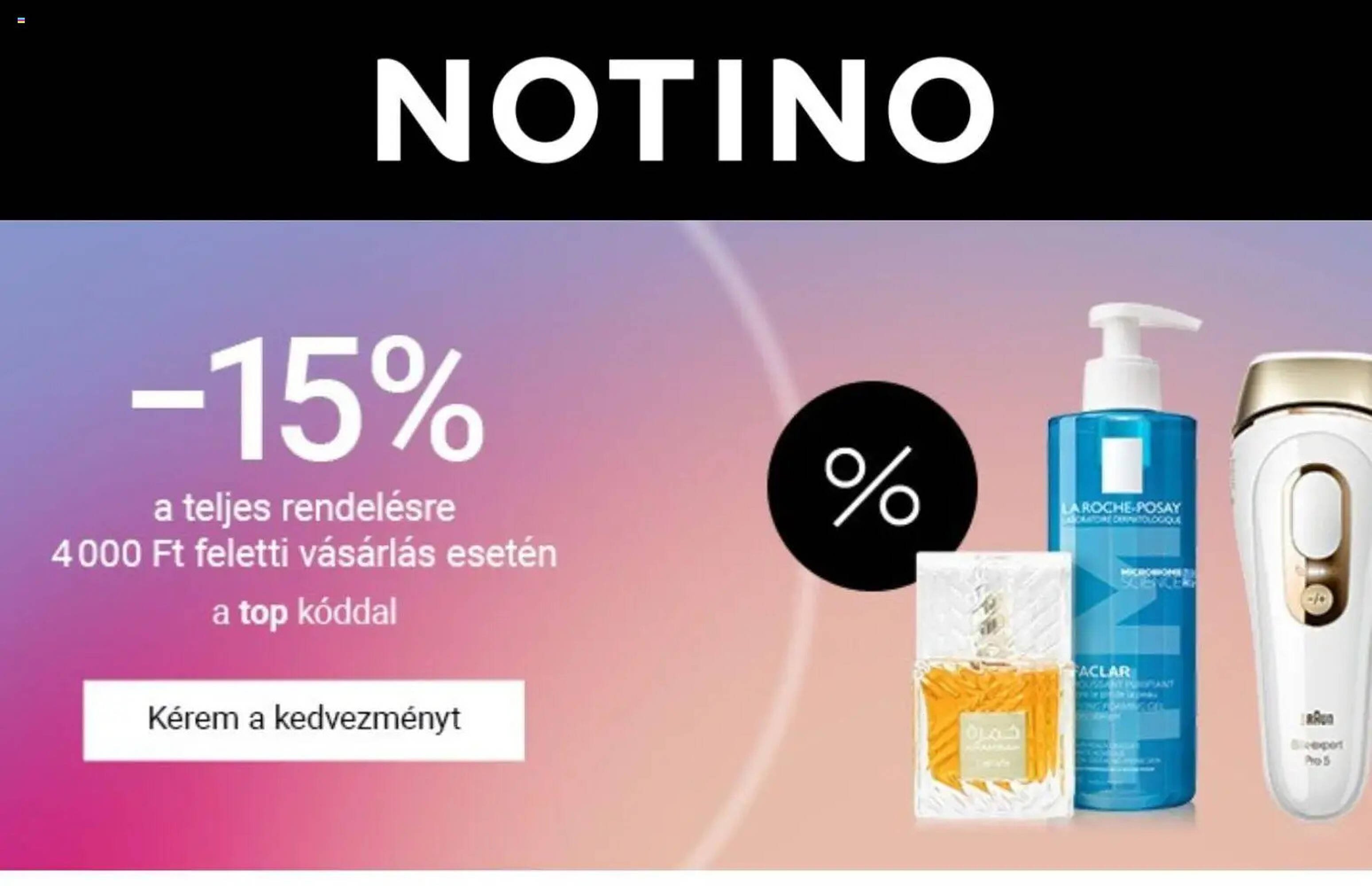 Notino akciós újság (2026-03-11 - 2026-03-15)