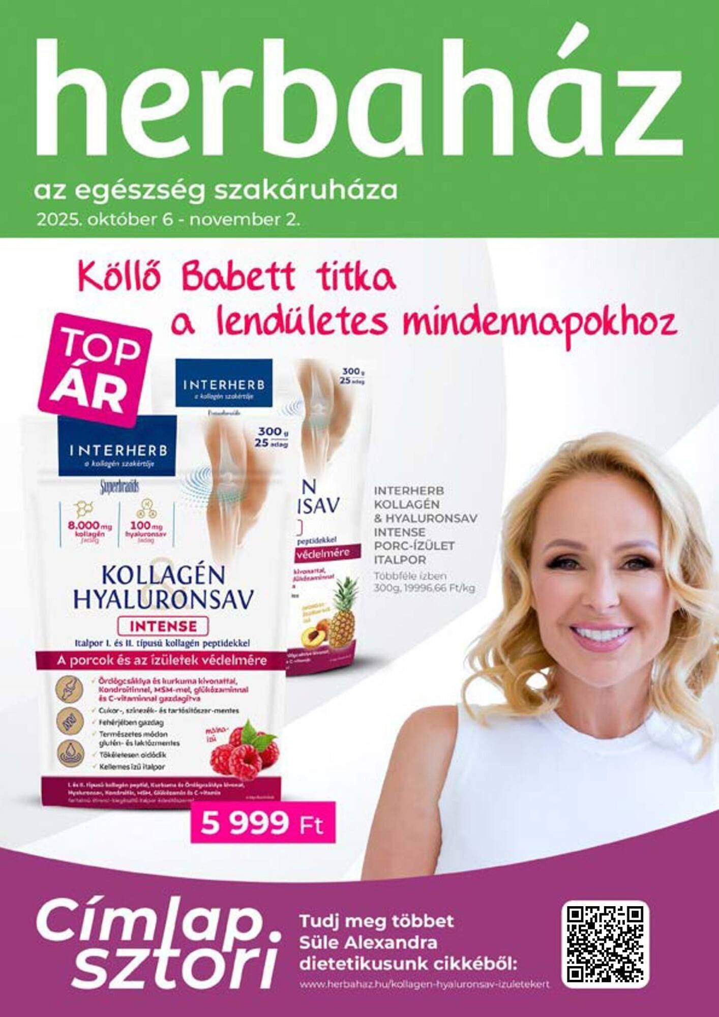 Herbaház akciós újság (2025-10-06 - 2025-11-02)