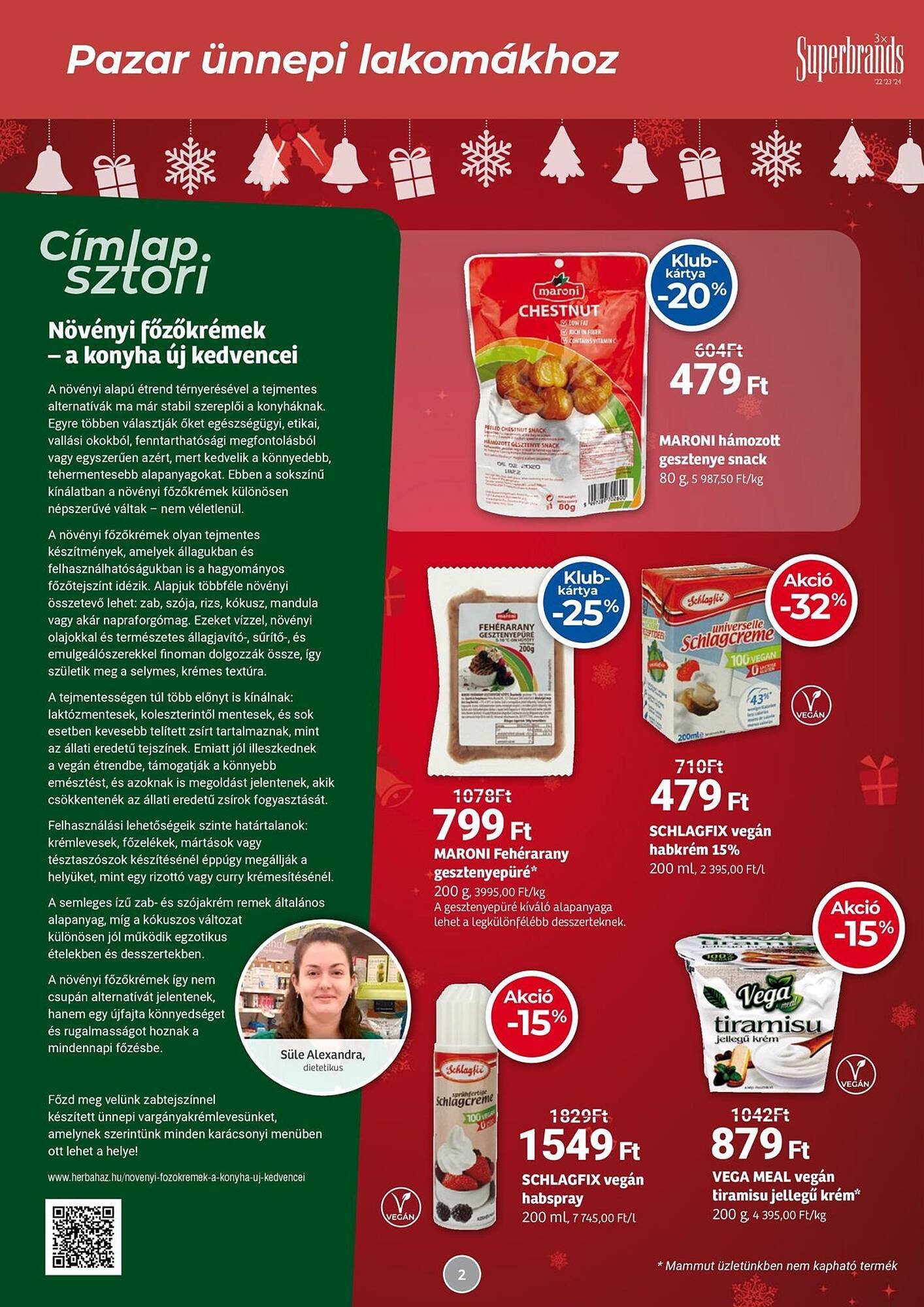 Herbaház akciós újság (2025-12-01 - 2026-01-04)