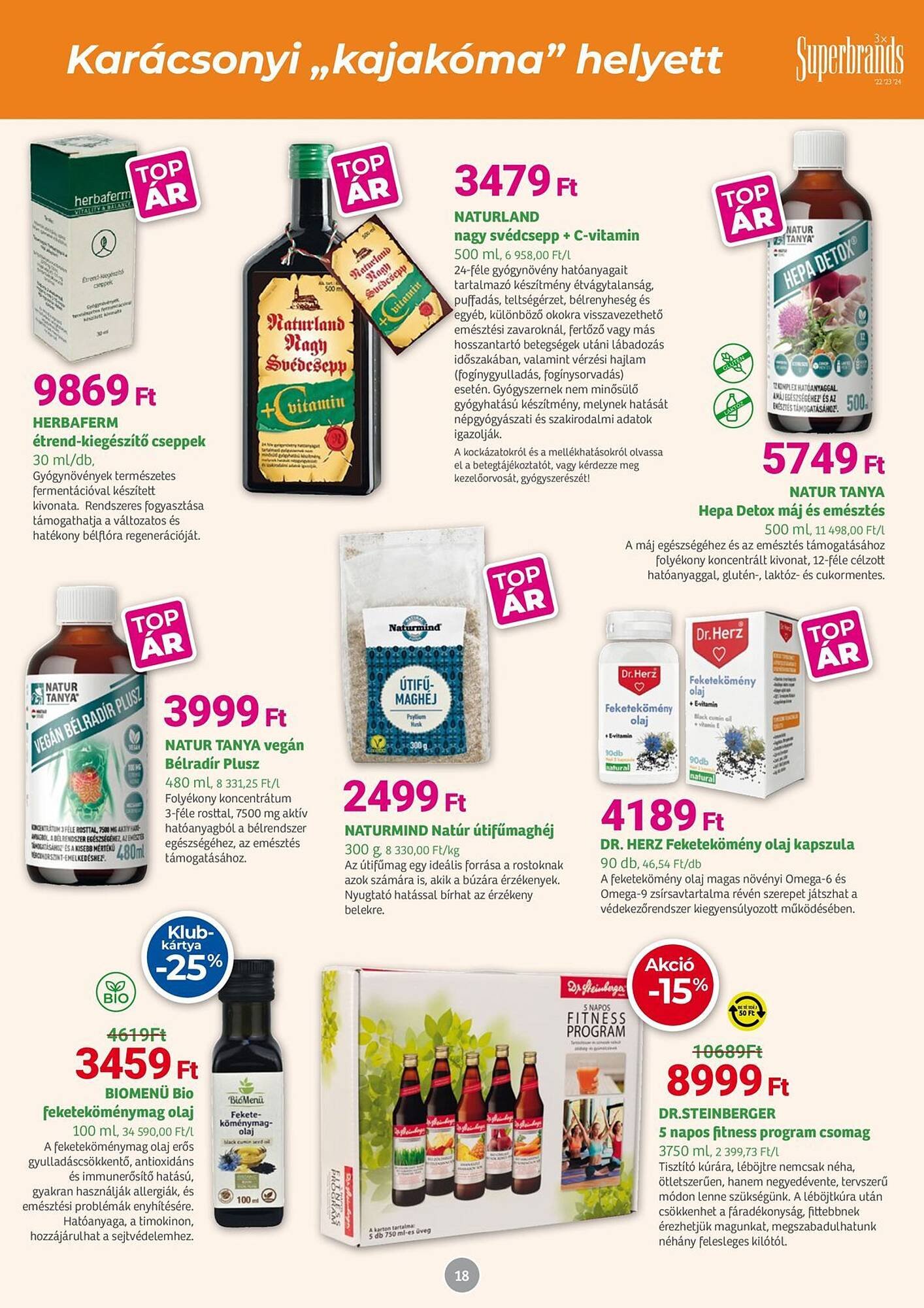 Herbaház akciós újság (2025-12-01 - 2026-01-04)