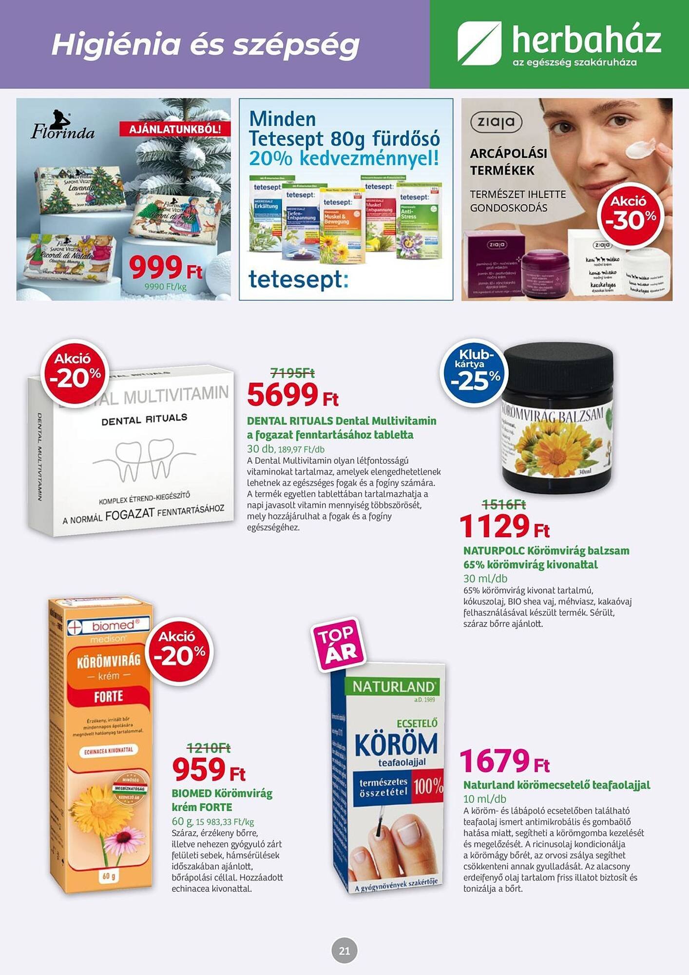 Herbaház akciós újság (2025-12-01 - 2026-01-04)