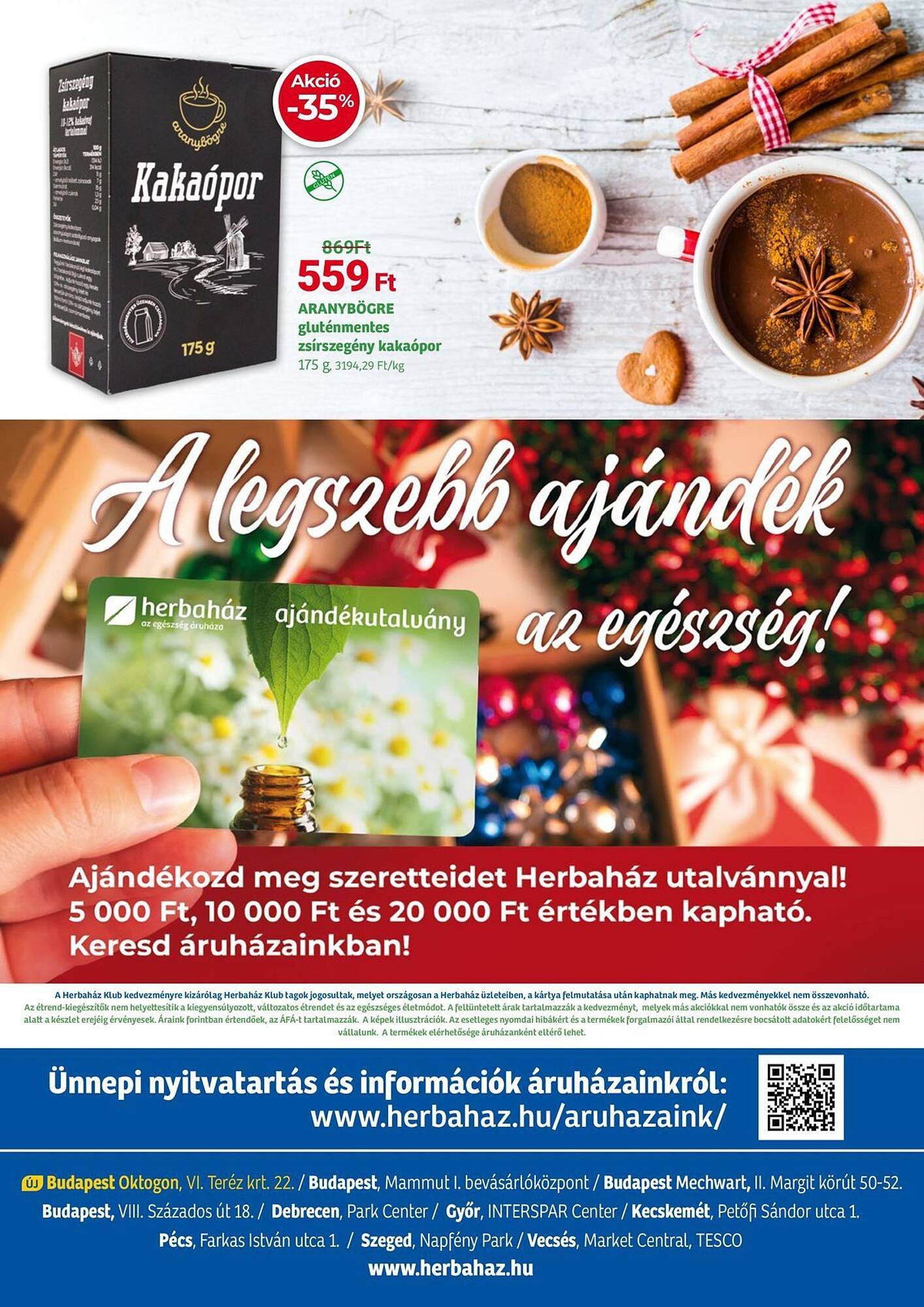 Herbaház akciós újság (2025-12-01 - 2026-01-04)