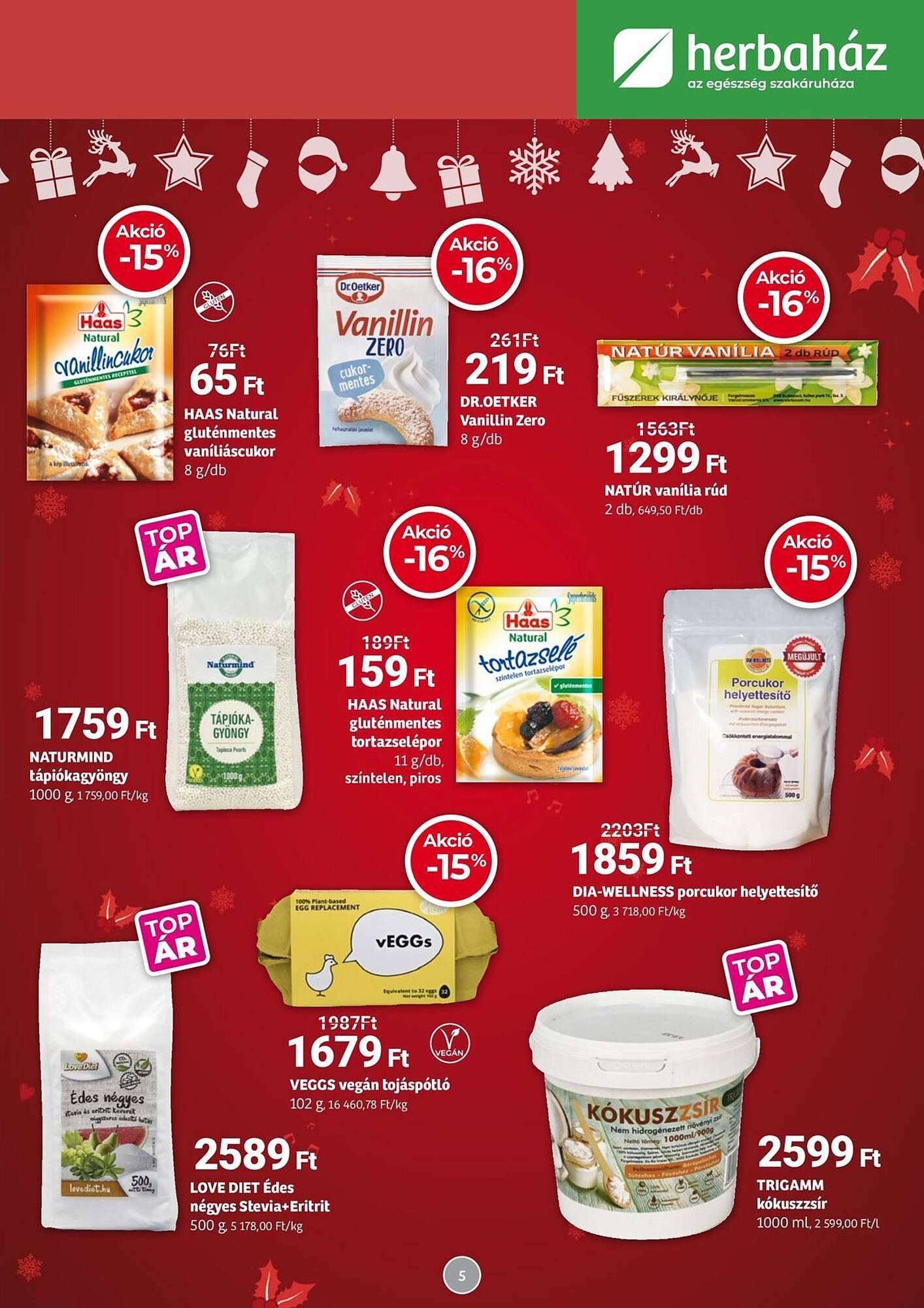 Herbaház akciós újság (2025-12-01 - 2026-01-04)
