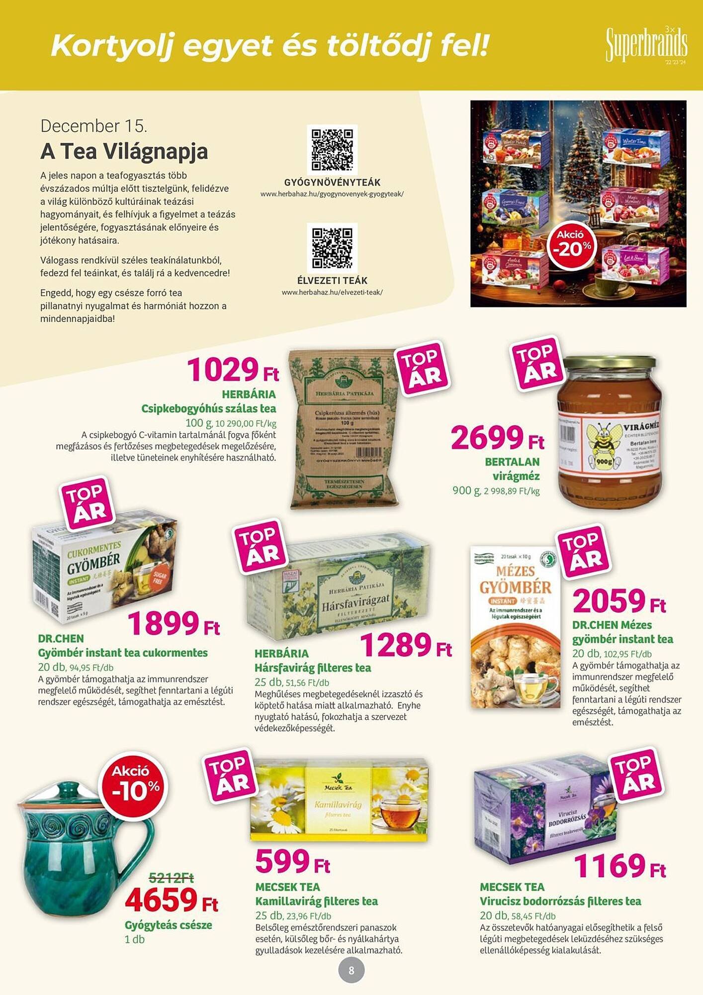 Herbaház akciós újság (2025-12-01 - 2026-01-04)