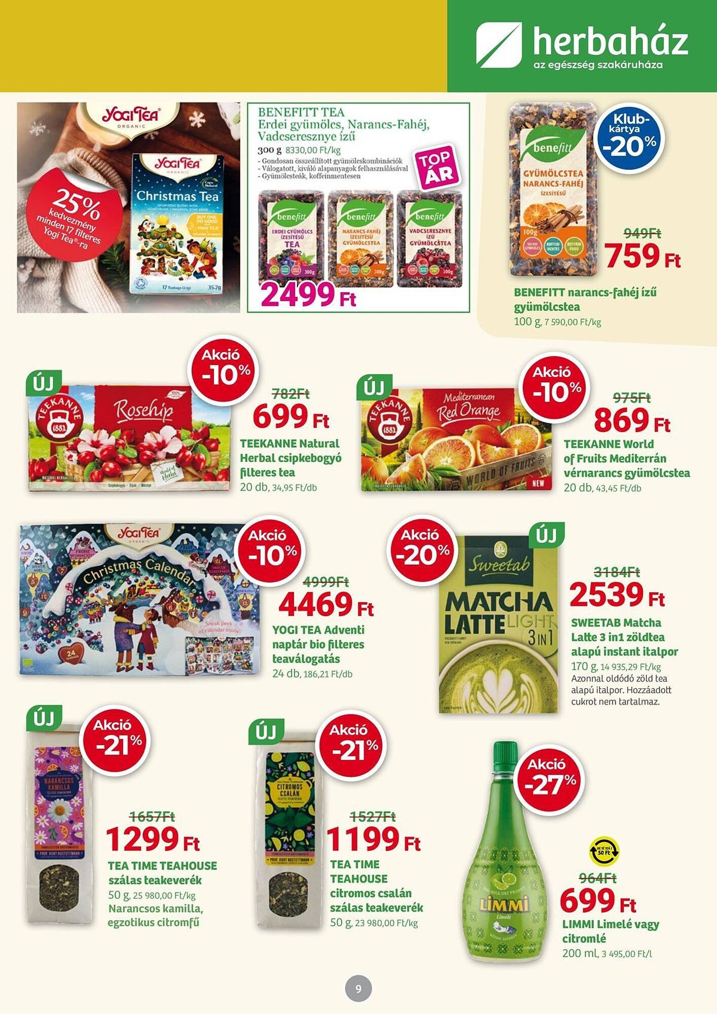 Herbaház akciós újság (2025-12-01 - 2026-01-04)