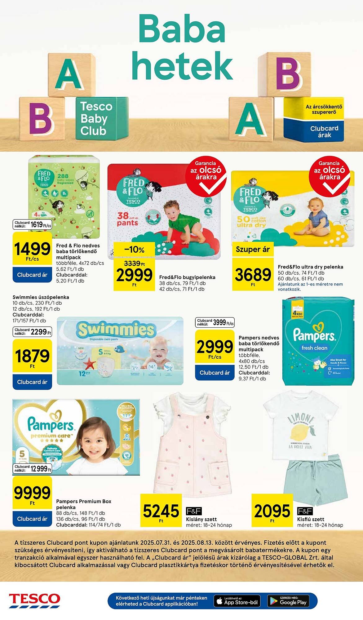 Tesco akciós újság (2025-07-31 - 2025-08-06)