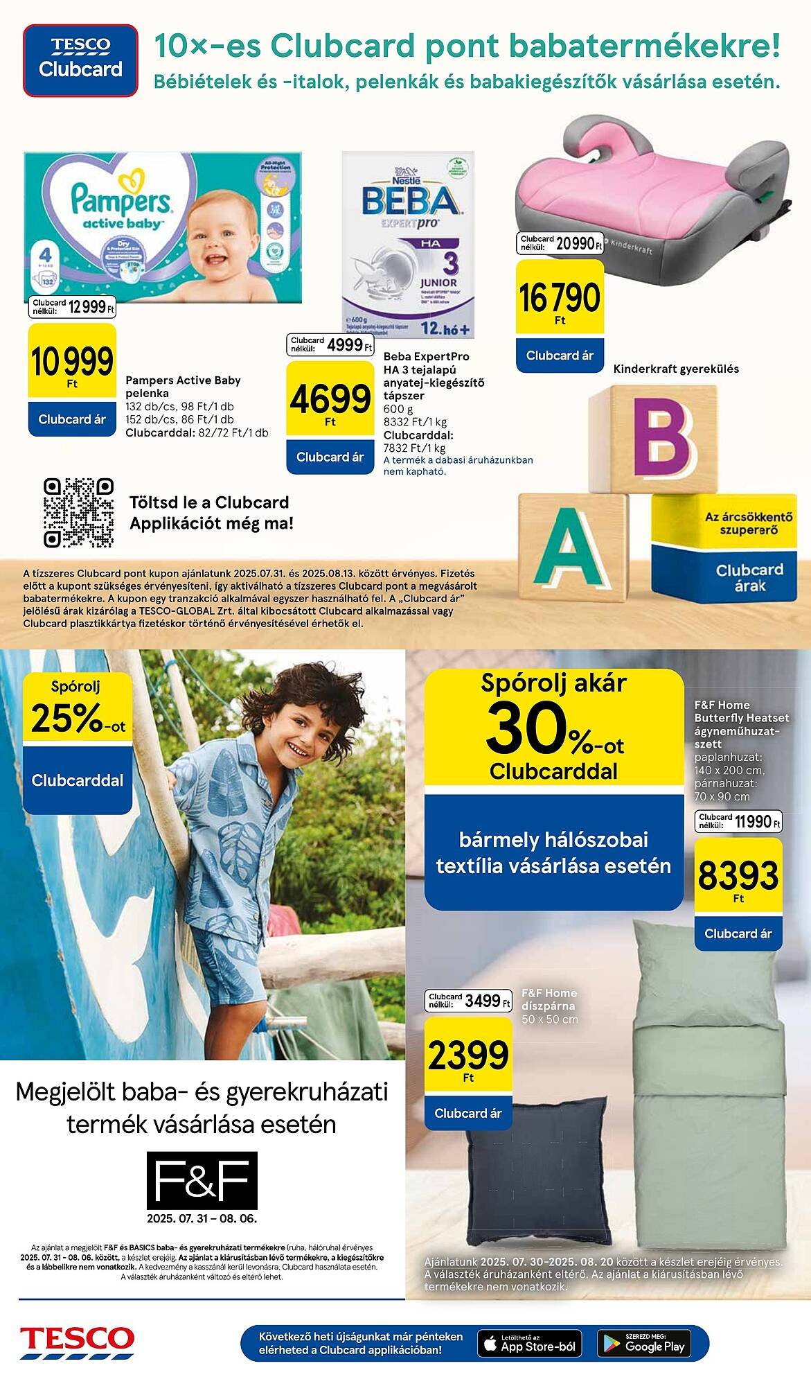 Tesco akciós újság (2025-07-31 - 2025-08-06)