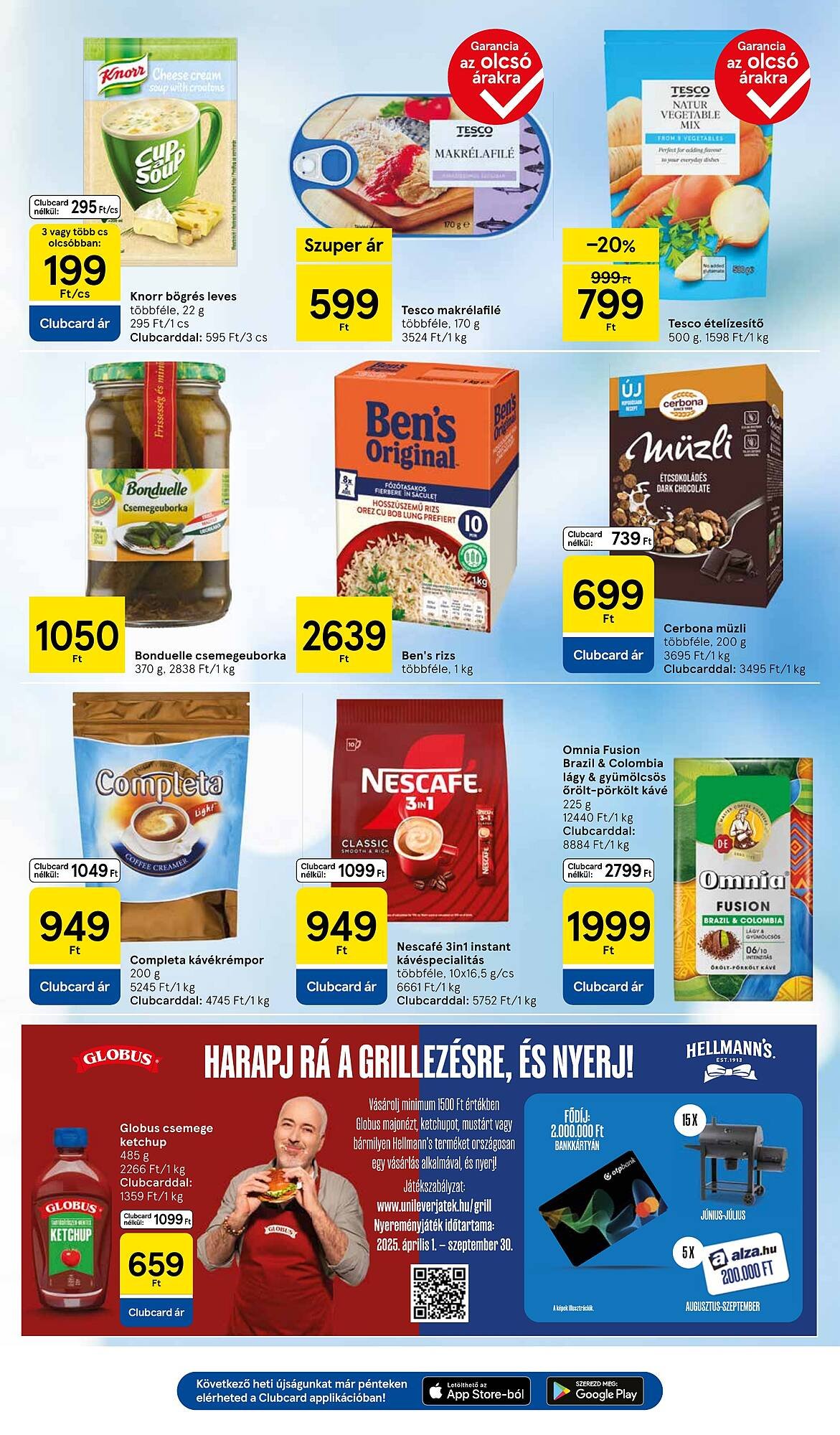 Tesco akciós újság (2025-07-31 - 2025-08-06)