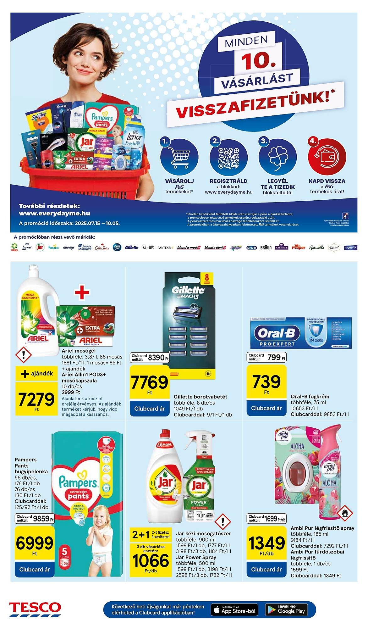 Tesco akciós újság (2025-07-31 - 2025-08-06)