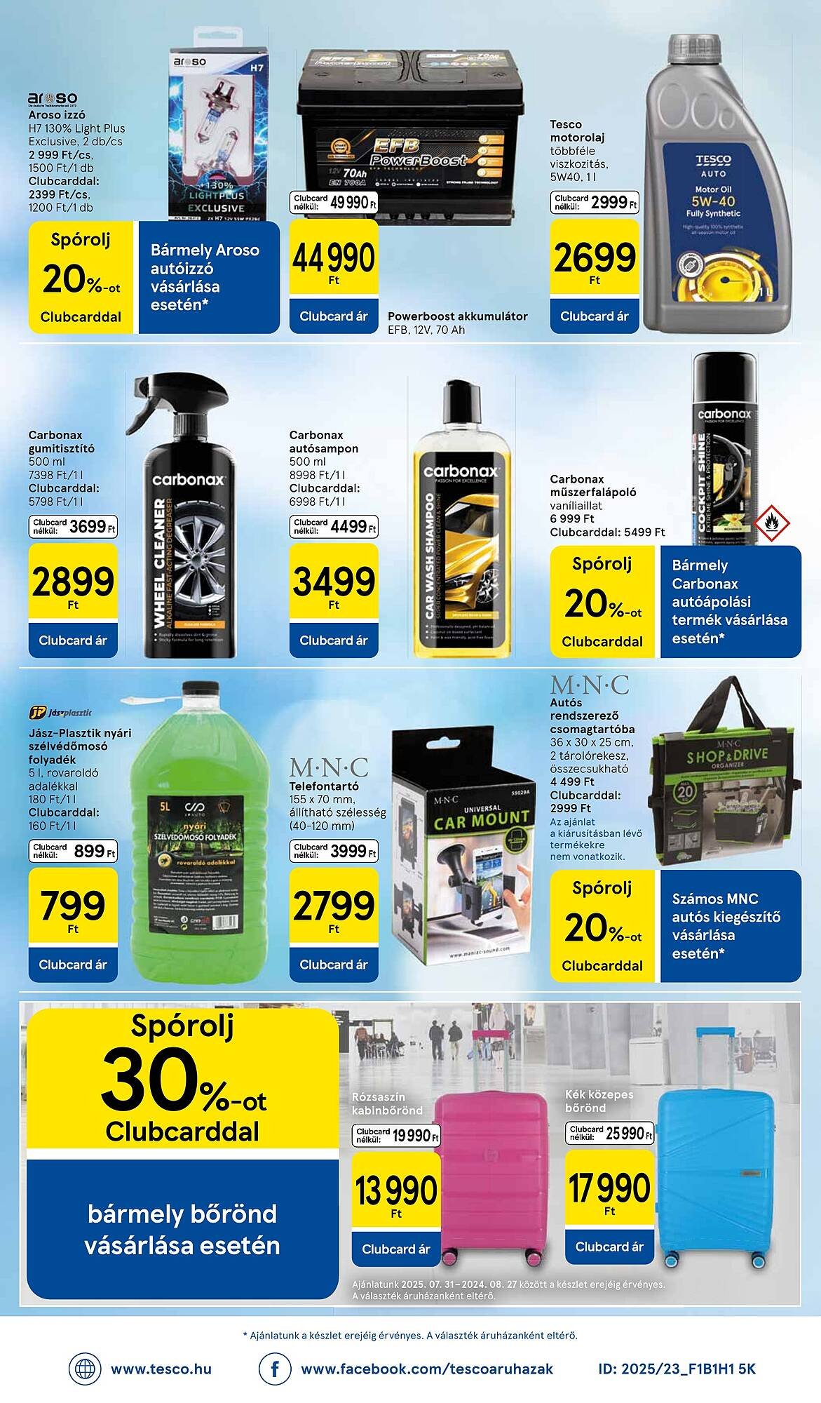 Tesco akciós újság (2025-07-31 - 2025-08-06)