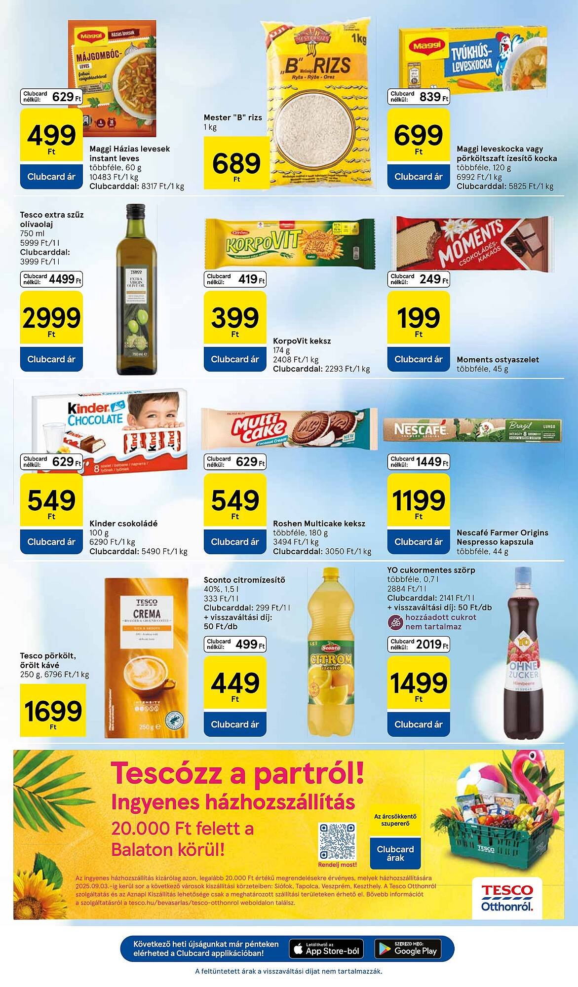 Tesco akciós újság (2025-07-31 - 2025-08-06)