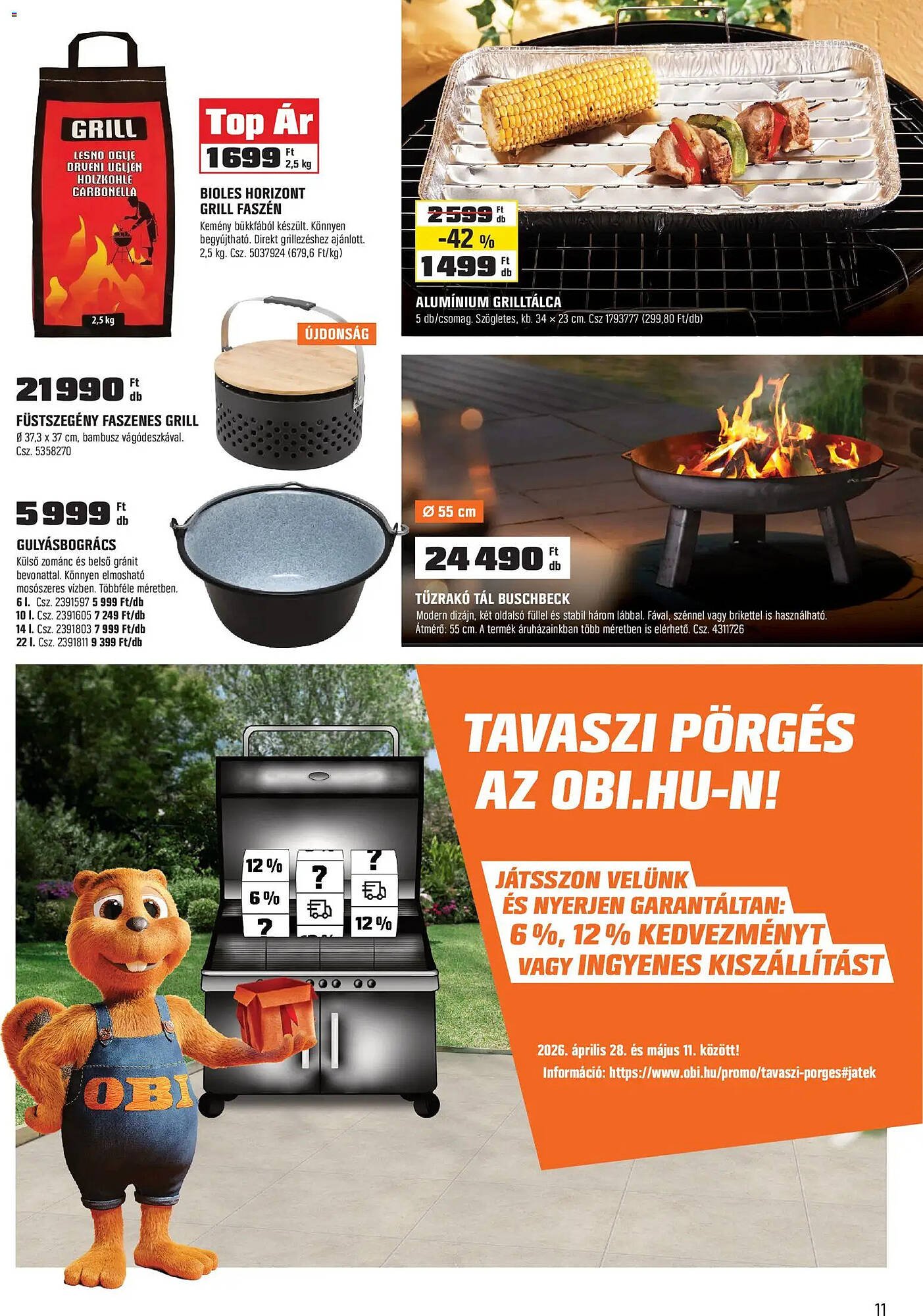 OBI akciós újság (2026-04-28 - 2026-05-31)