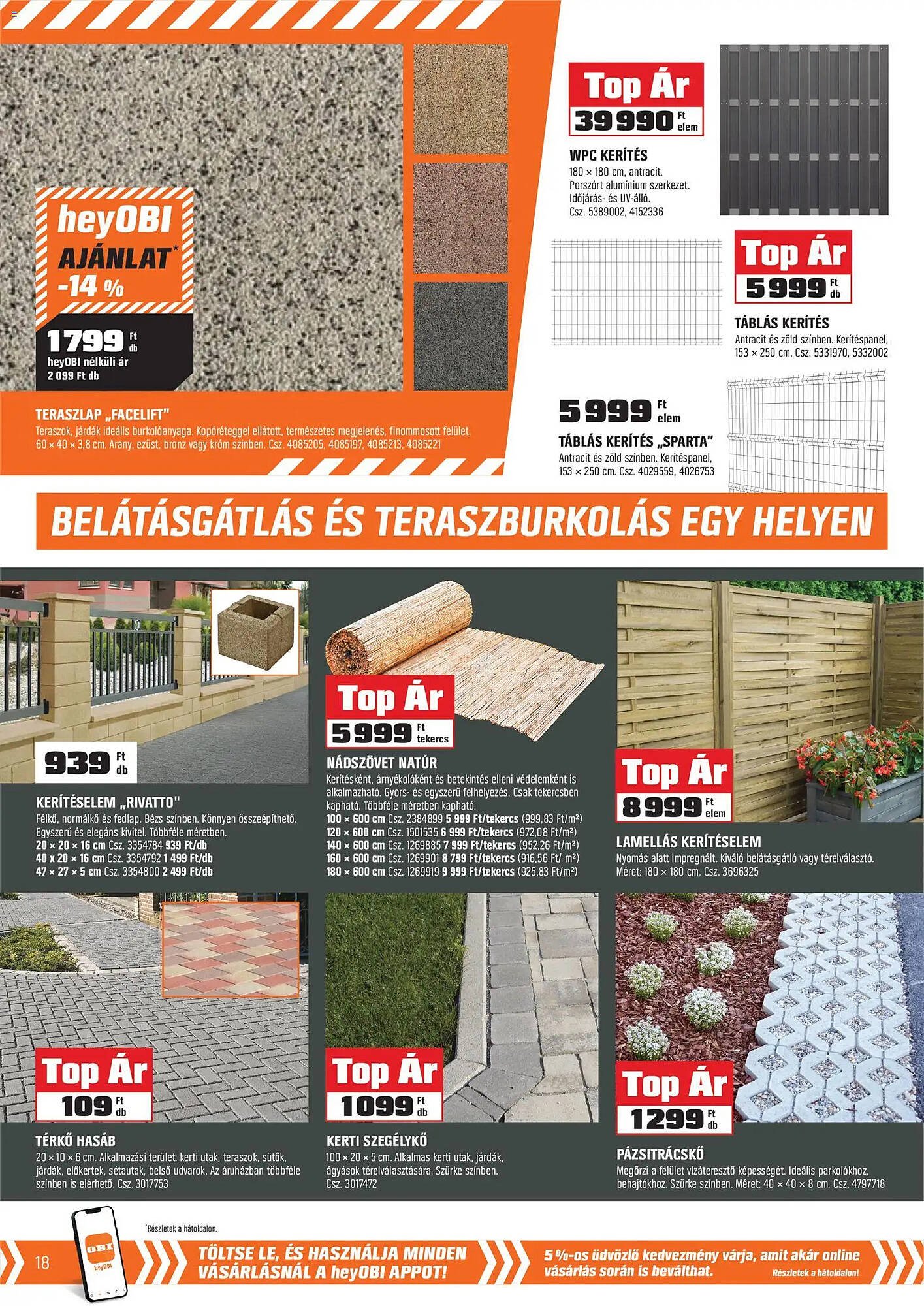 OBI akciós újság (2026-04-28 - 2026-05-31)