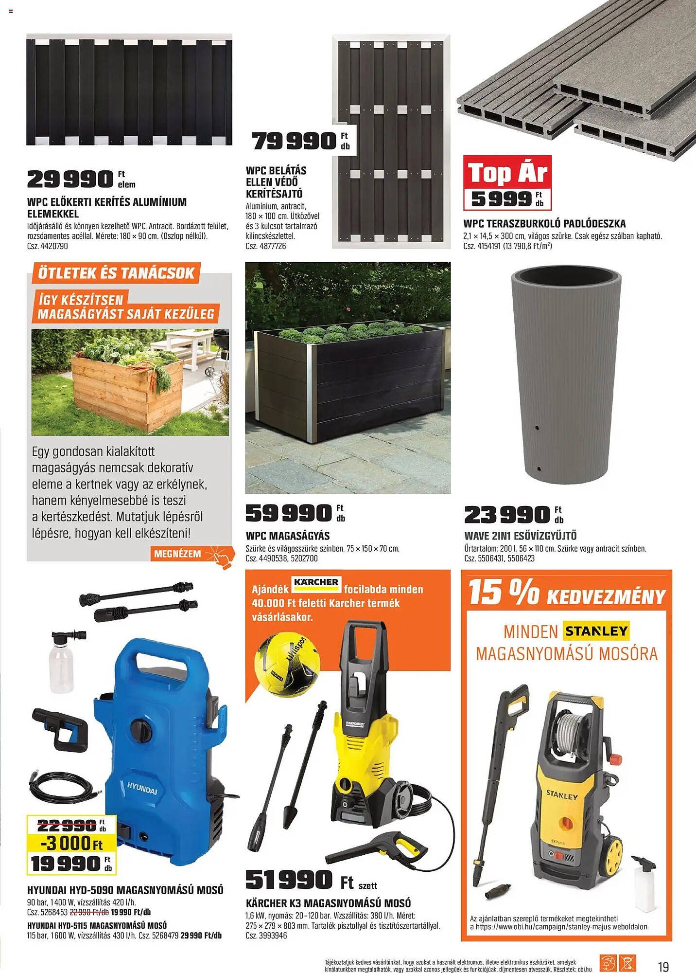 OBI akciós újság (2026-04-28 - 2026-05-31)