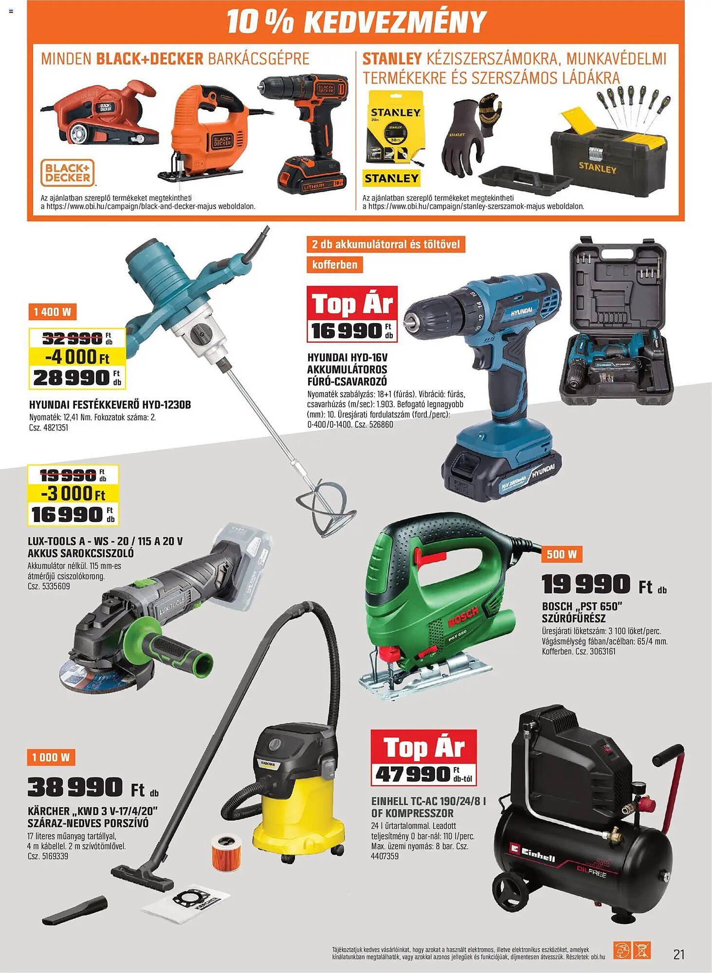 OBI akciós újság (2026-04-28 - 2026-05-31)