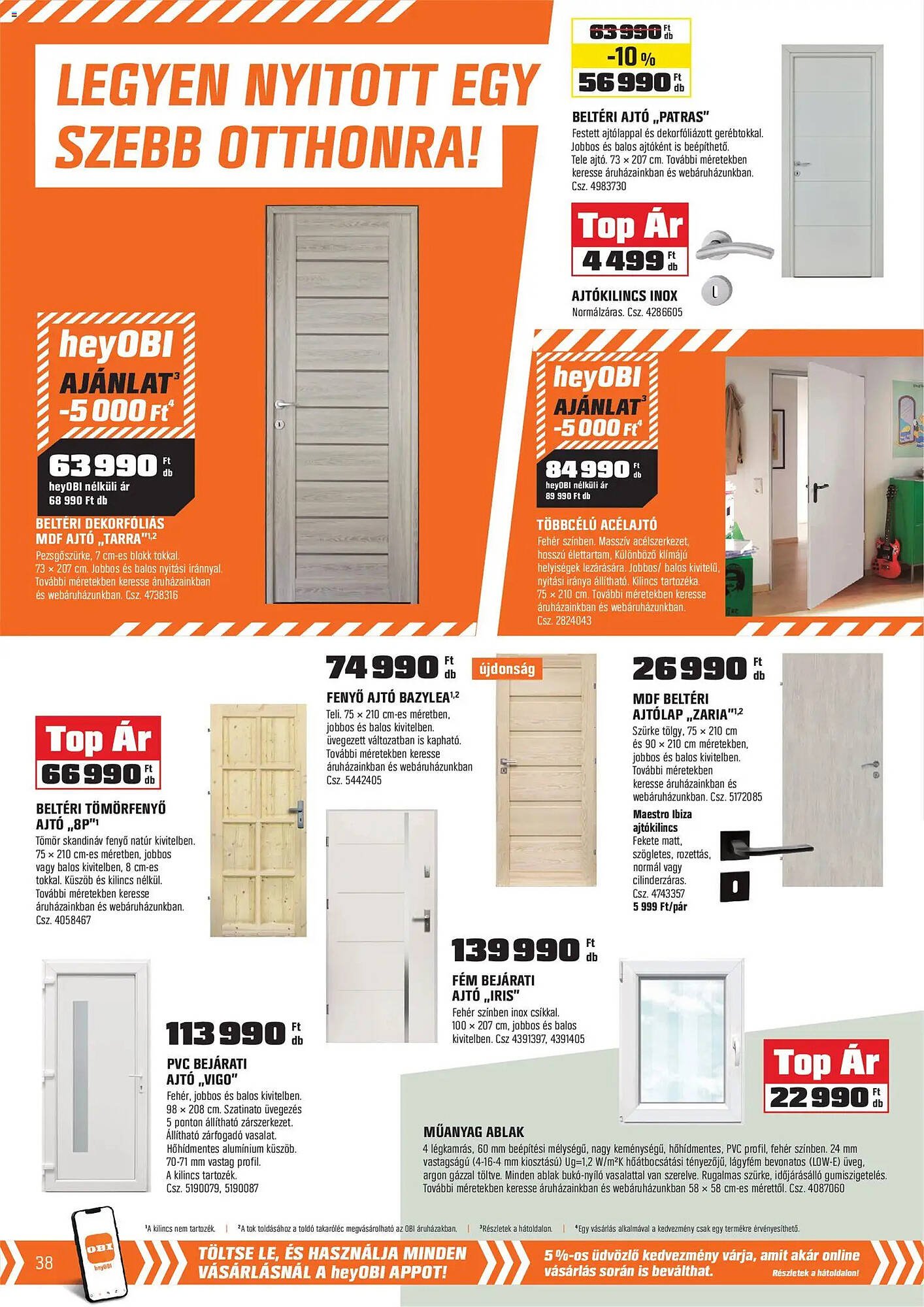 OBI akciós újság (2026-04-28 - 2026-05-31)