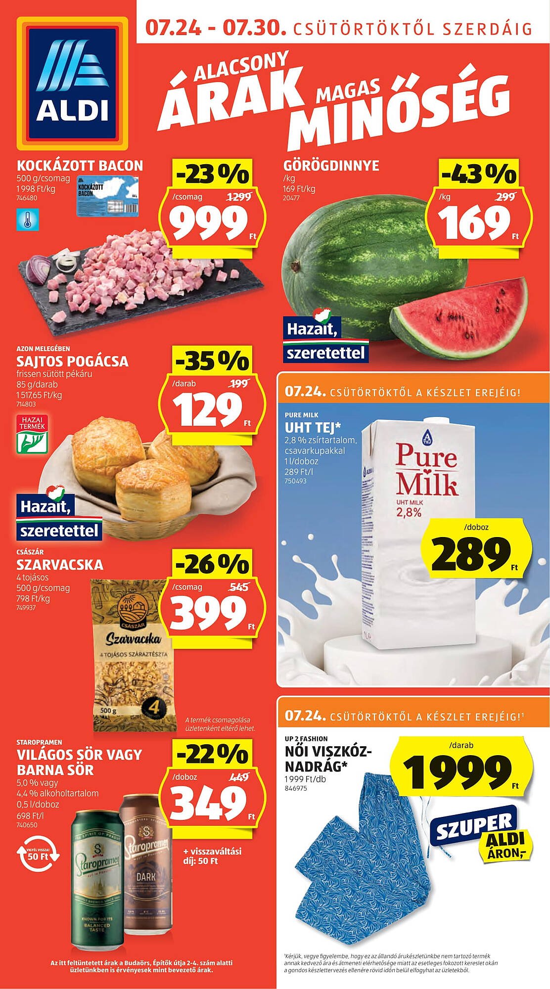 ALDI akciós újság (2025-07-24 - 2025-07-30)