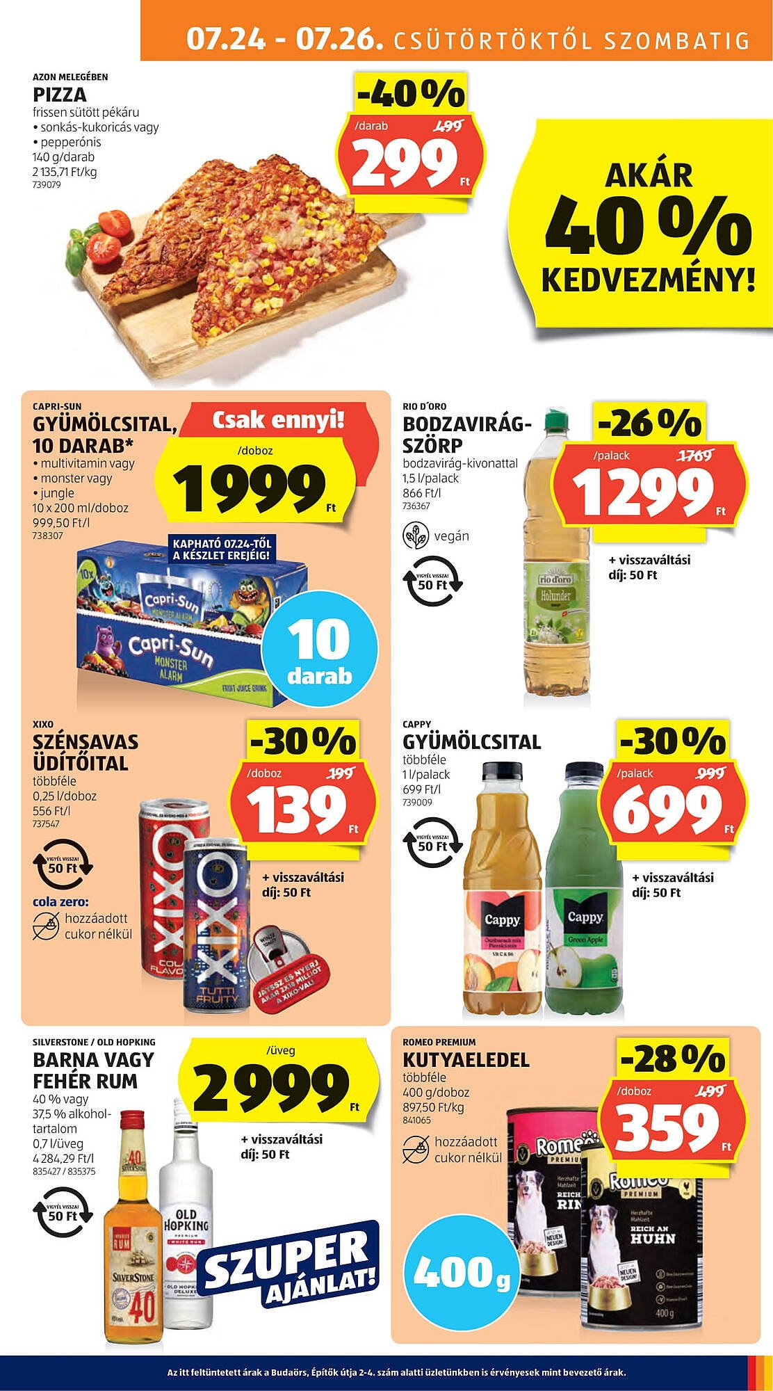 ALDI akciós újság (2025-07-24 - 2025-07-30)