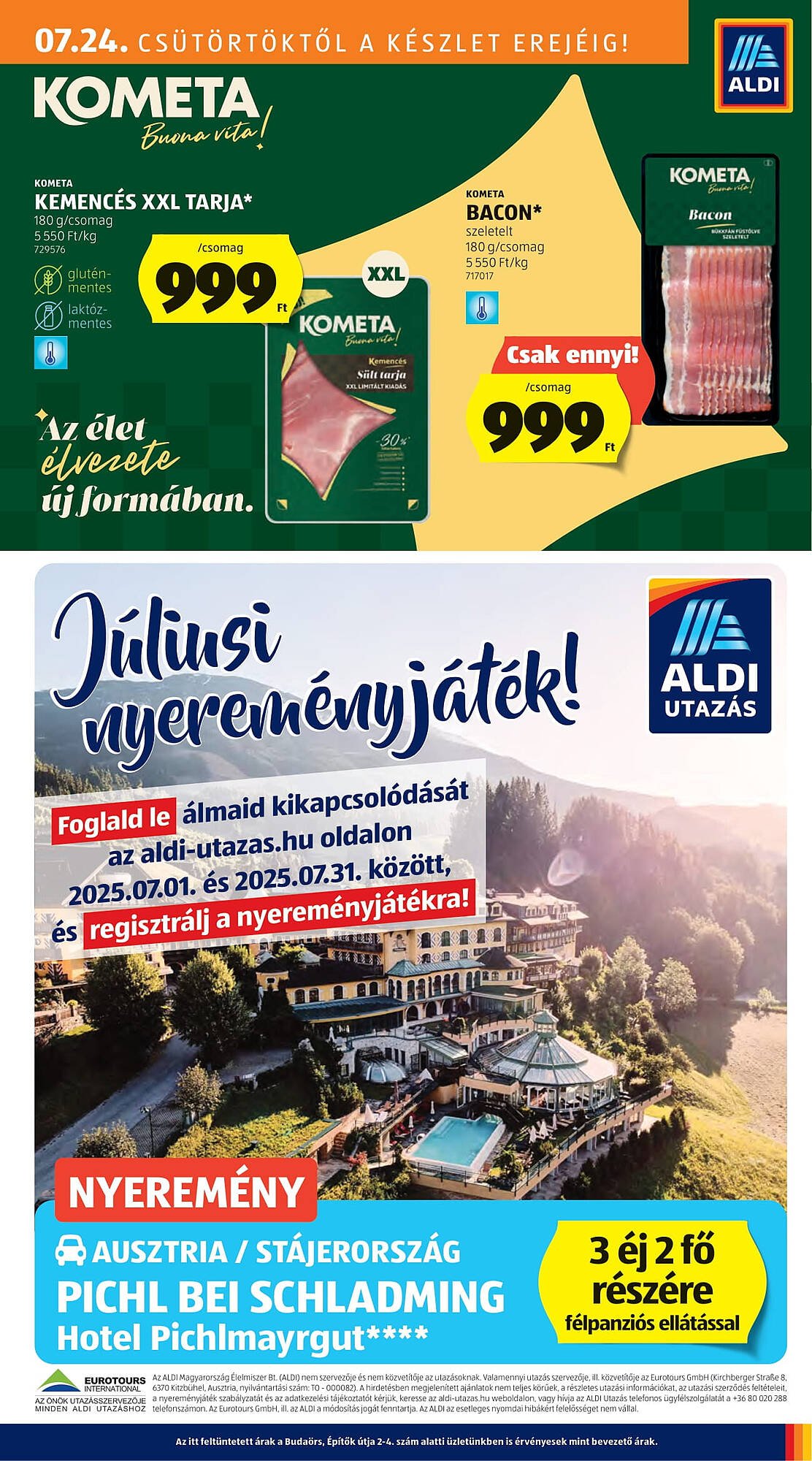 ALDI akciós újság (2025-07-24 - 2025-07-30)