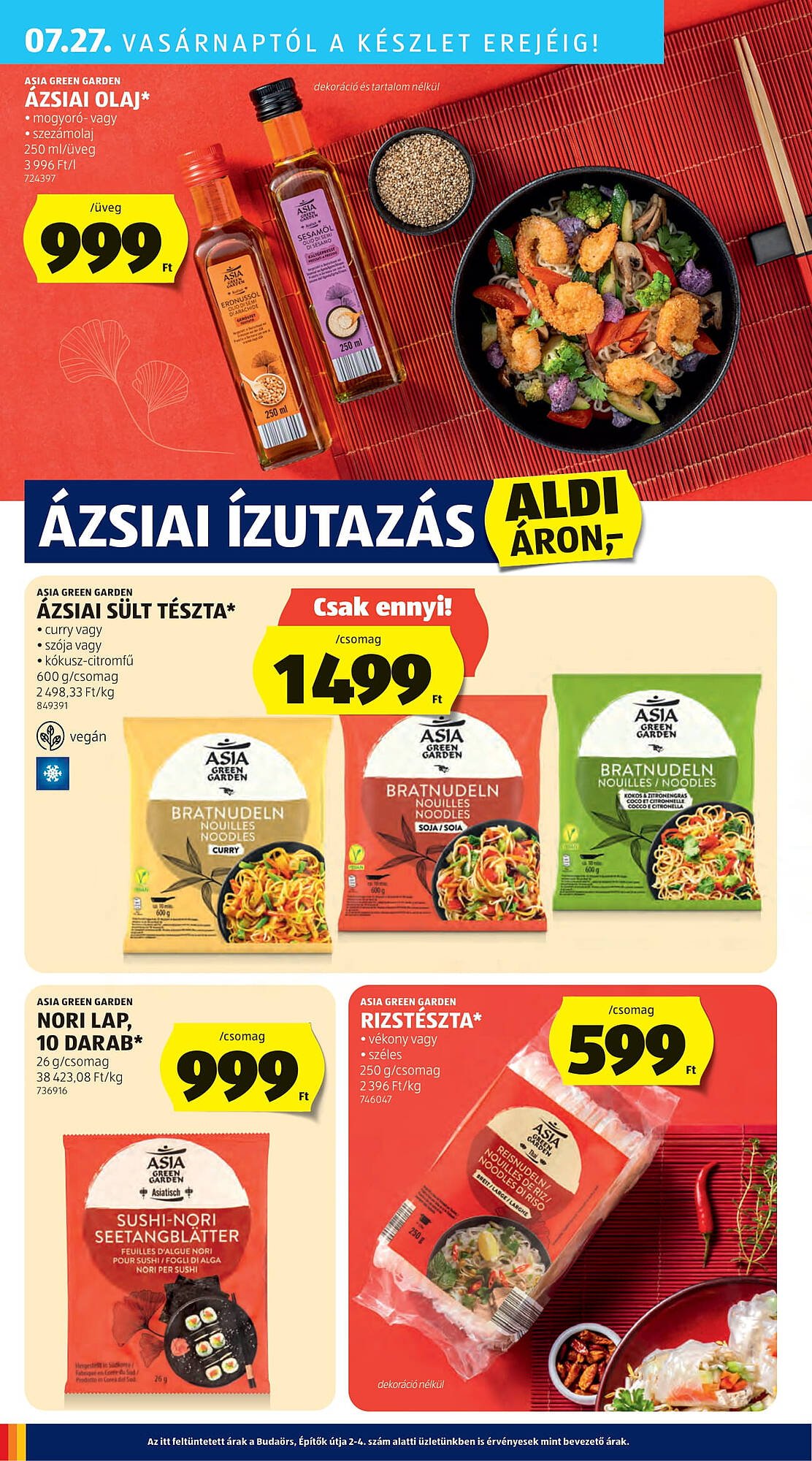 ALDI akciós újság (2025-07-24 - 2025-07-30)