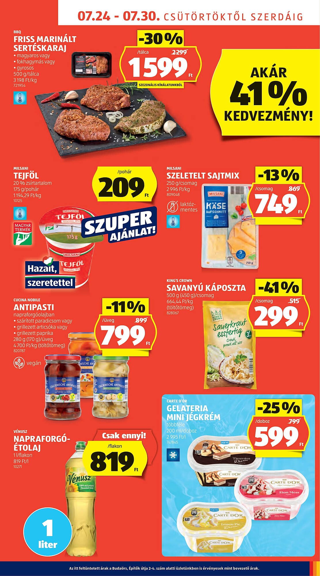 ALDI akciós újság (2025-07-24 - 2025-07-30)