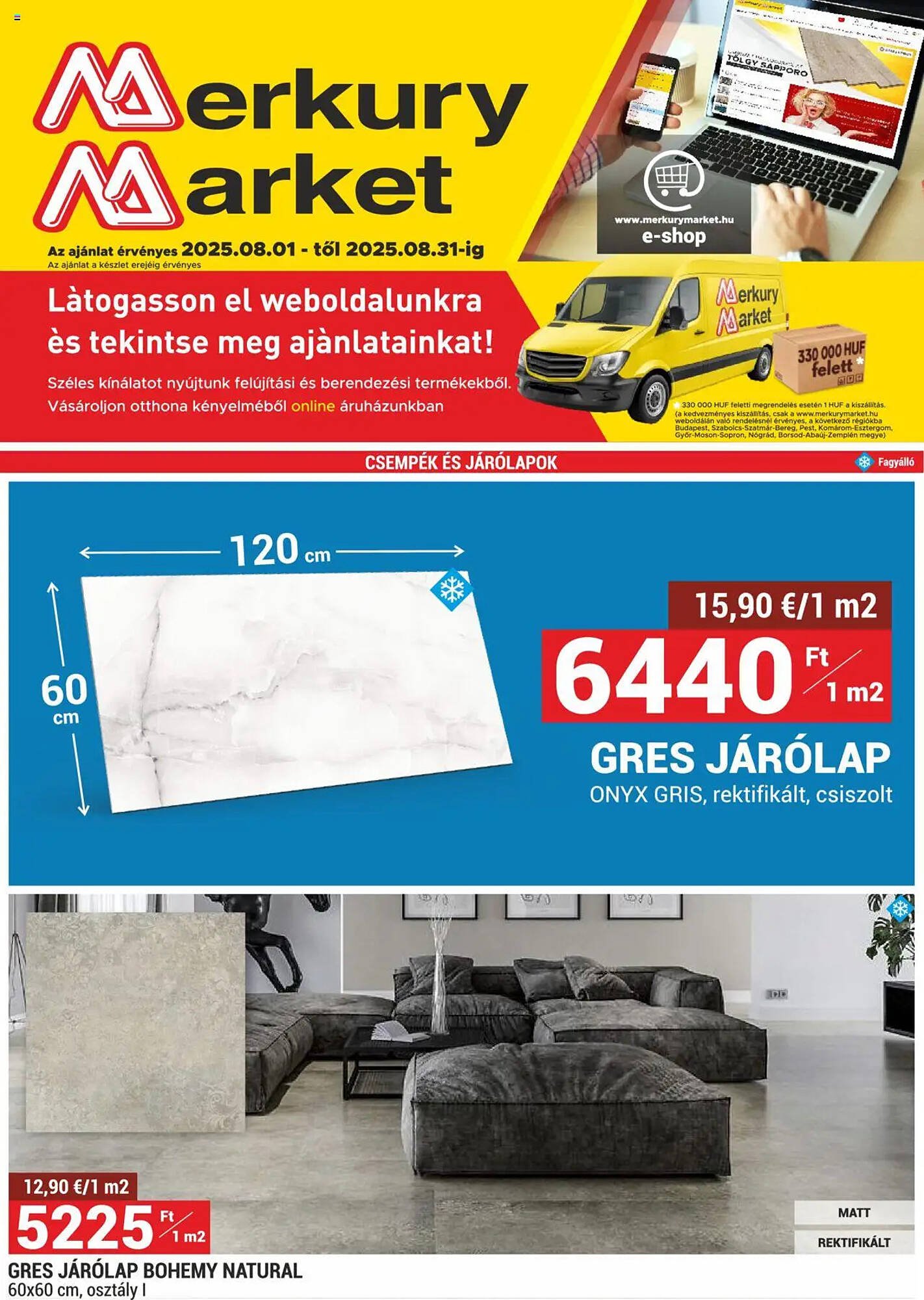 Merkury Market akciós újság (2025-08-01 - 2025-08-31)