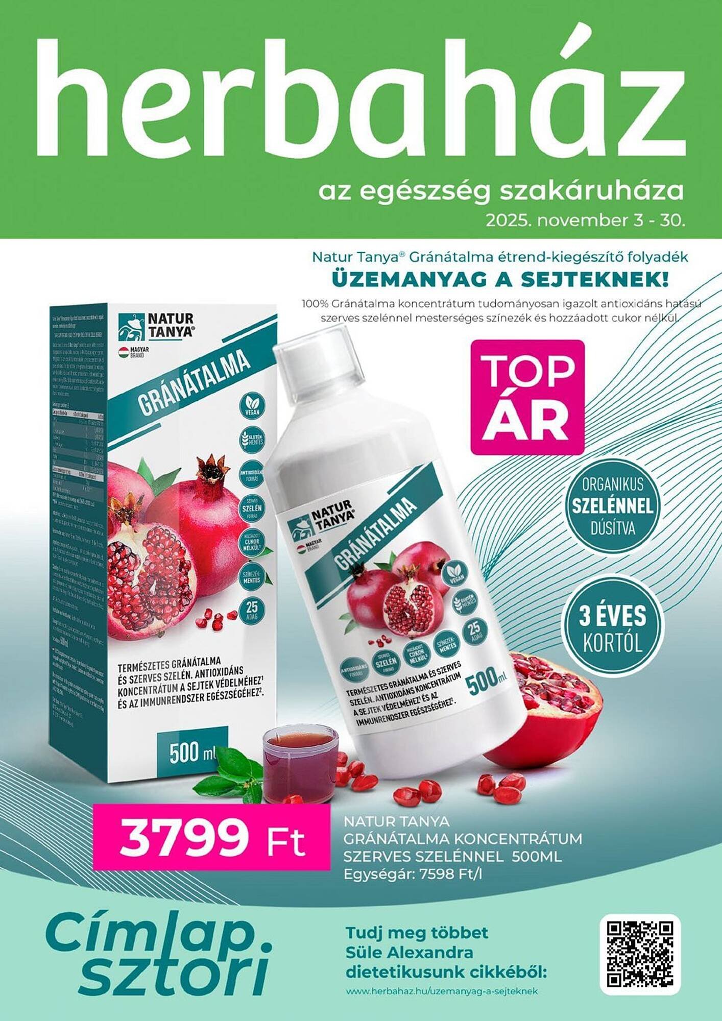 Herbaház akciós újság (2025-11-03 - 2025-11-30)