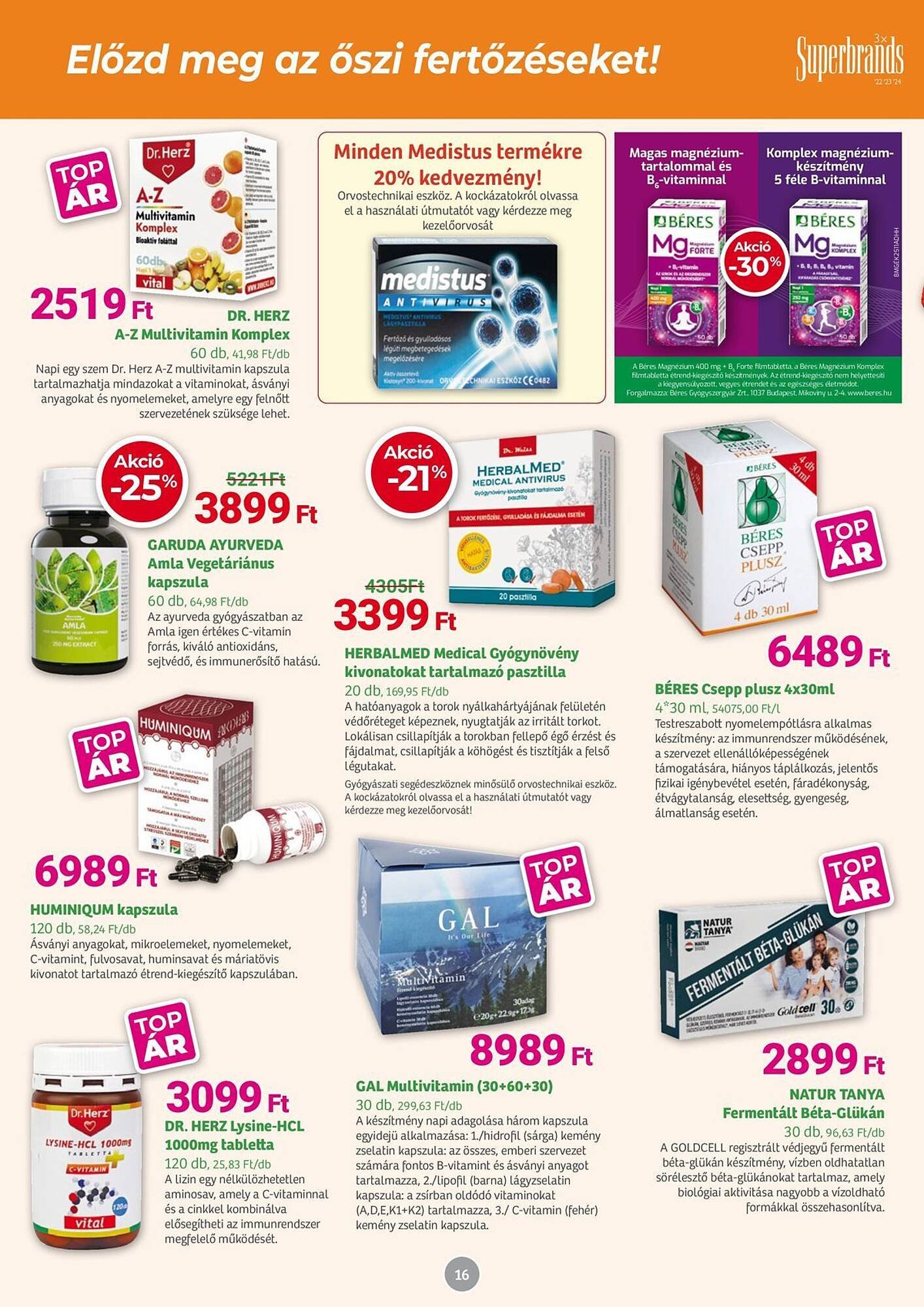 Herbaház akciós újság (2025-11-03 - 2025-11-30)