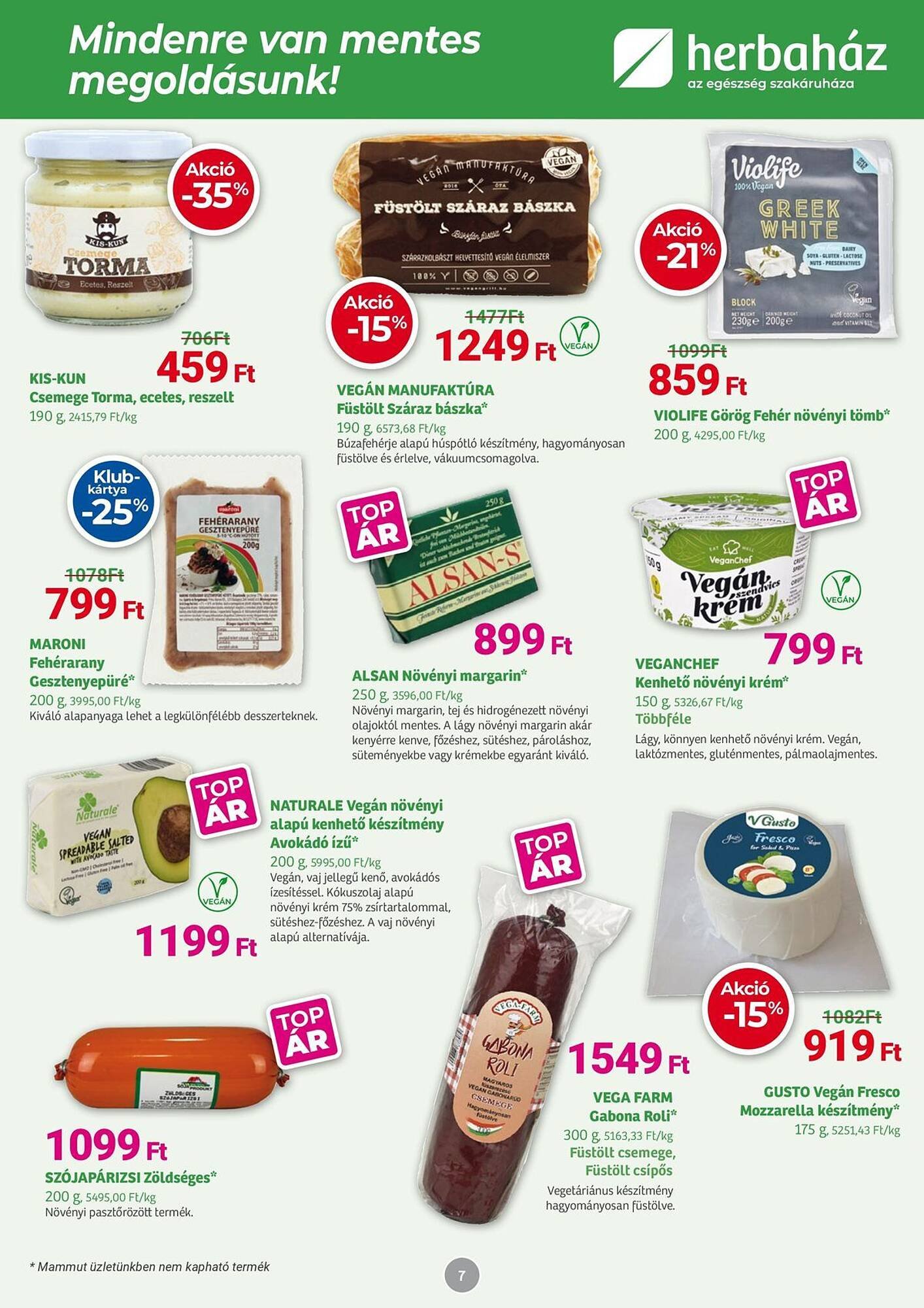 Herbaház akciós újság (2025-11-03 - 2025-11-30)
