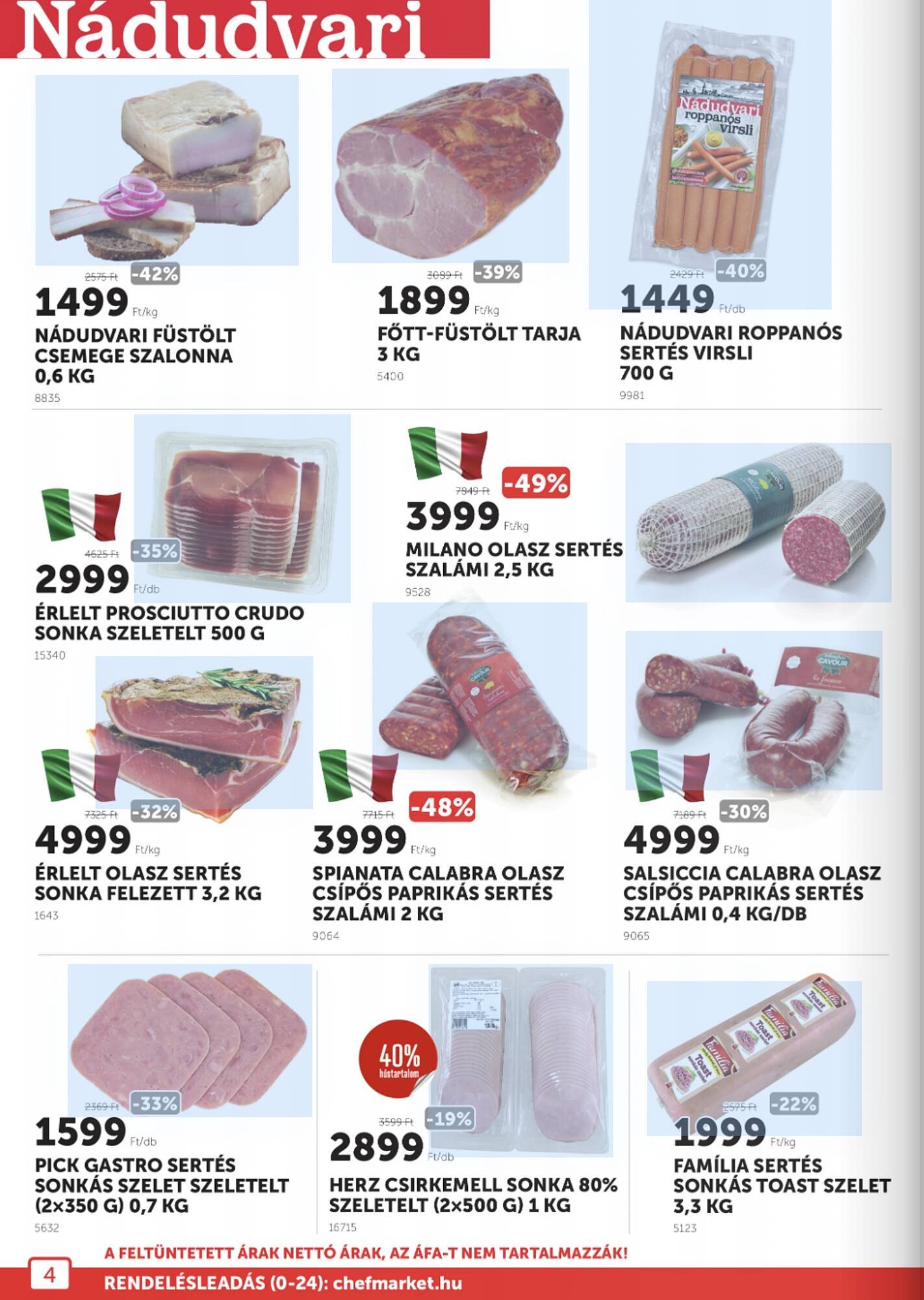 Chef Market akciós újság (2025-11-01 - 2025-11-30)