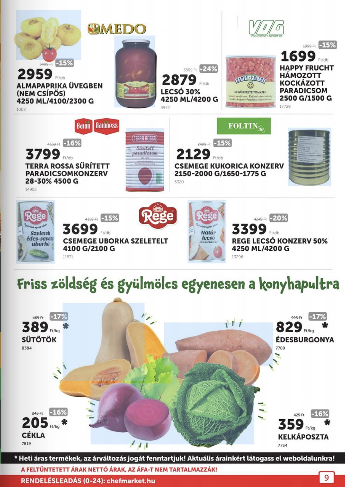 Chef Market akciós újság (2025-11-01 - 2025-11-30)