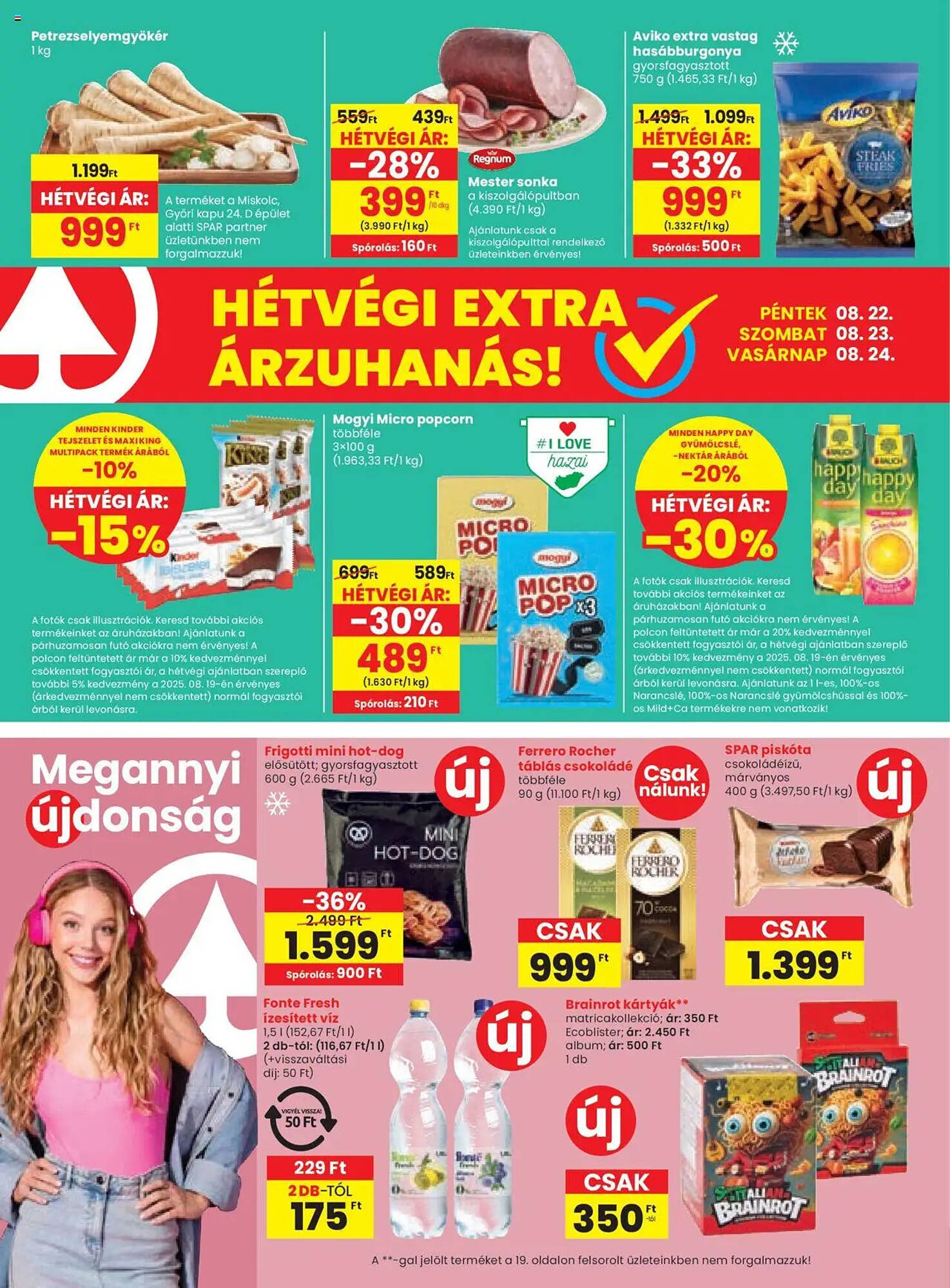 Spar akciós újság (2025-08-21 - 2025-08-27)