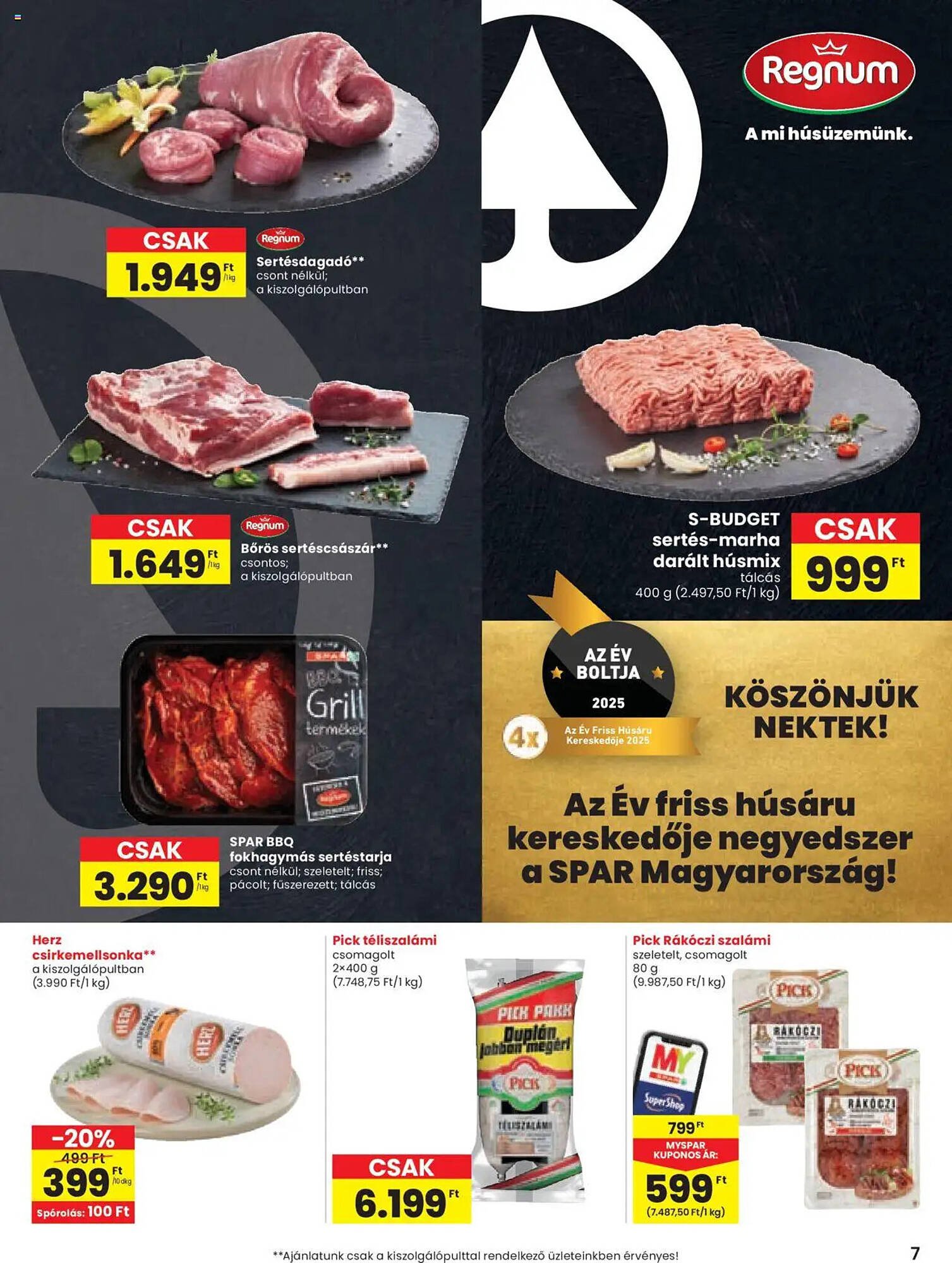 Spar akciós újság (2025-08-21 - 2025-08-27)